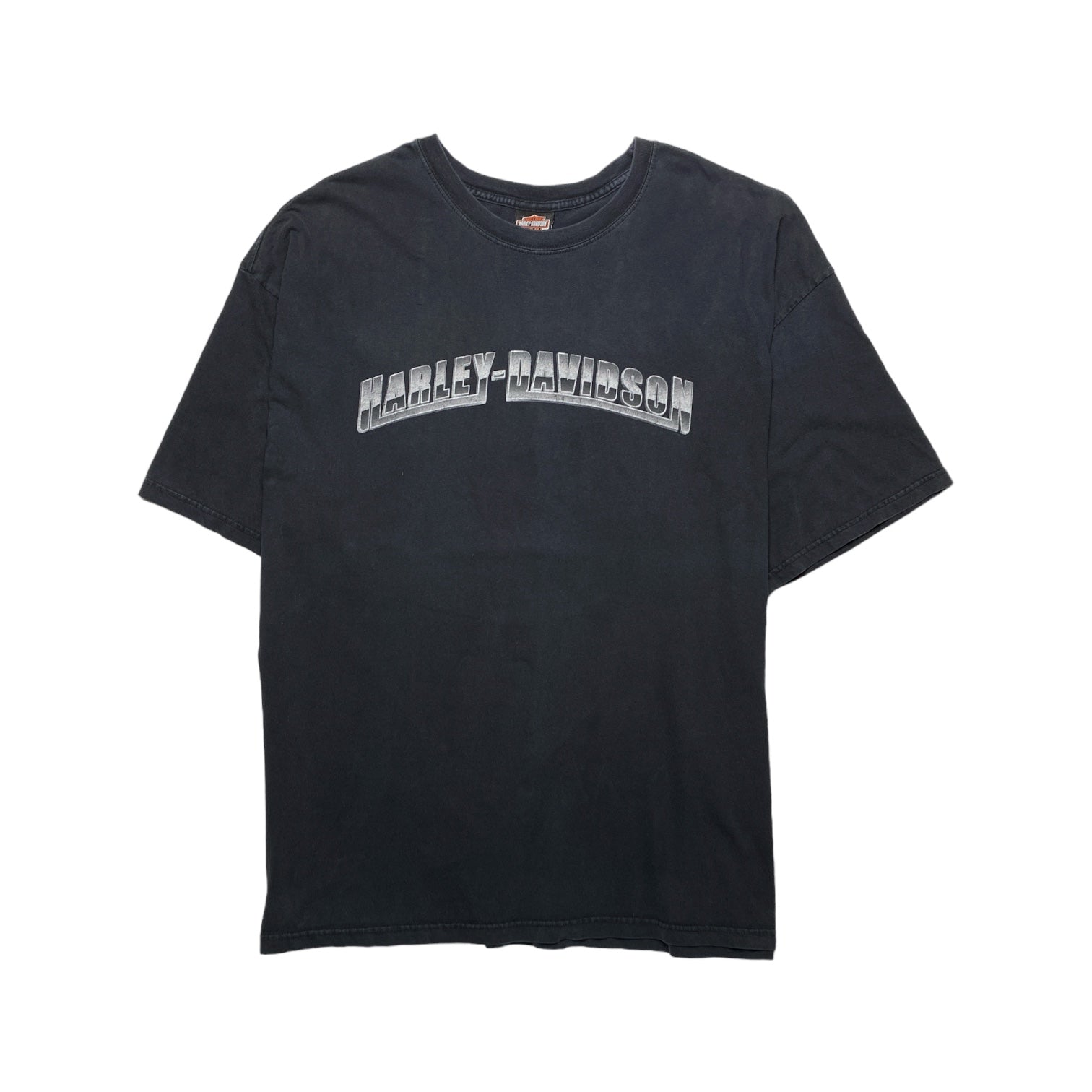 HARLEY-DAVIDSON MOTOR CYCLES Tee logo print silver