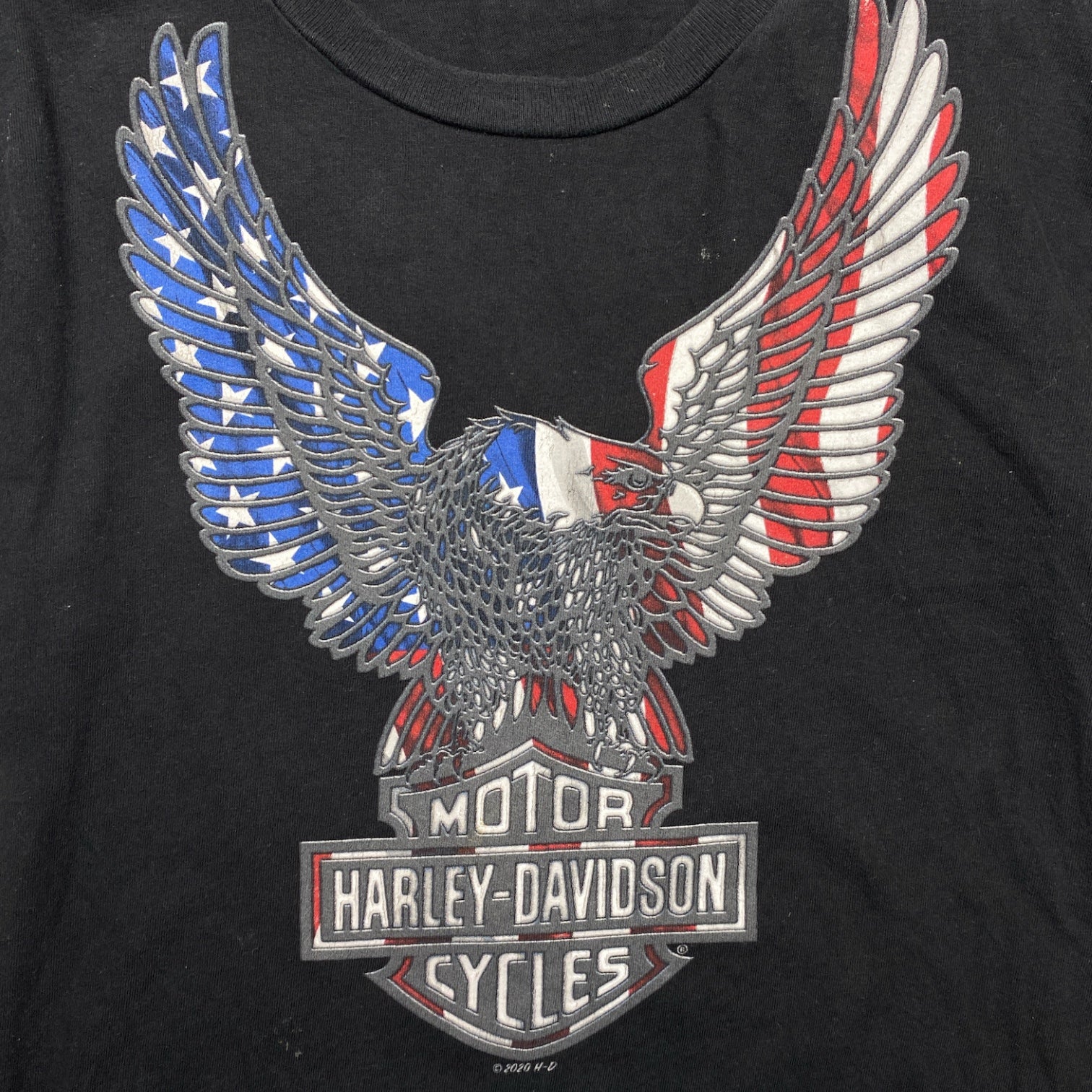 HARLEY-DAVIDSON MOTOR CYCLES Tee USA eagle