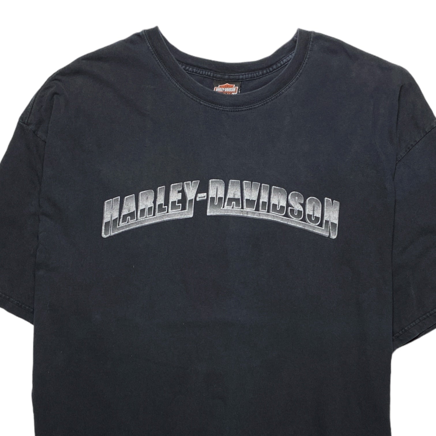 HARLEY-DAVIDSON MOTOR CYCLES Tee logo print silver