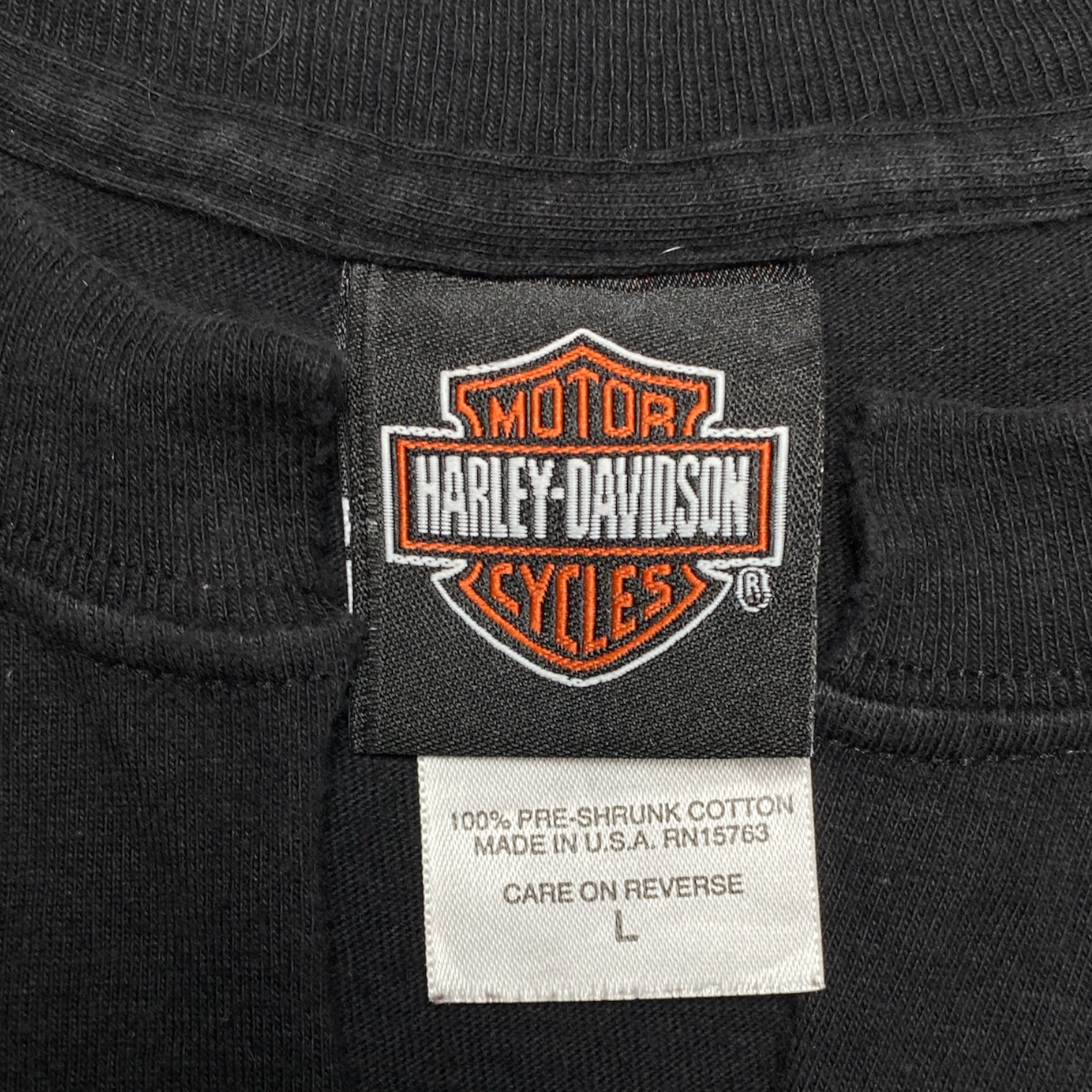 HARLEY-DAVIDSON MOTOR CYCLES bigger is better Tee Made in USA