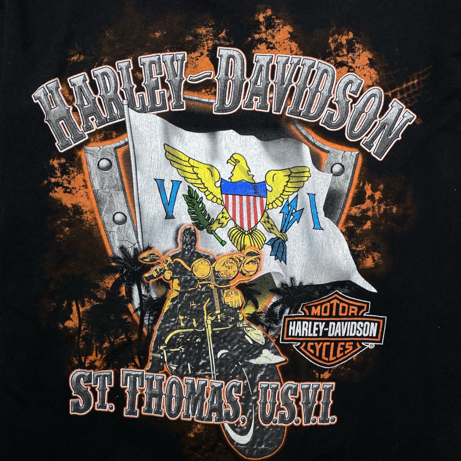 MOTOR HARLEY-DAVIDSON CYCLES St.Thomas USVI Tee