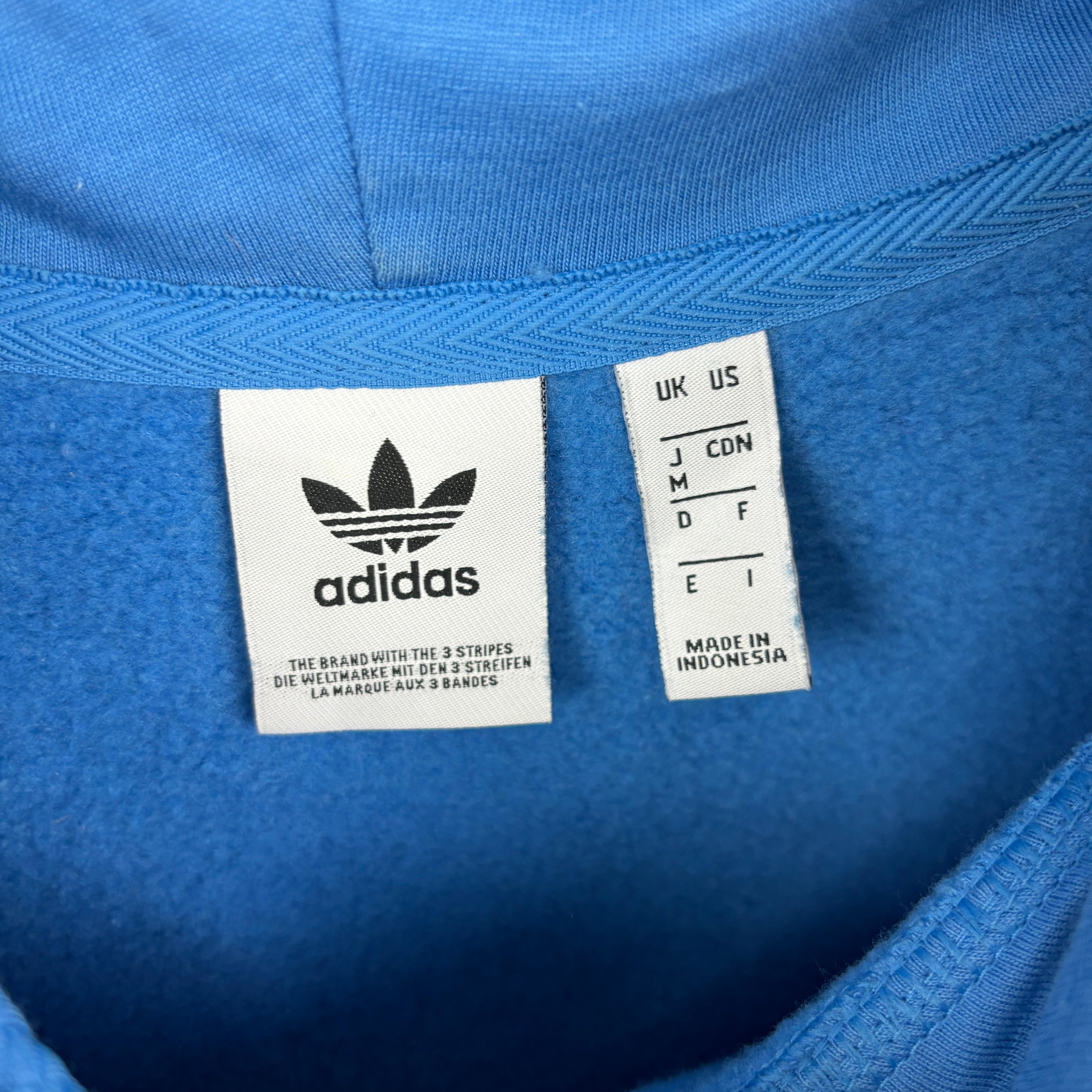 adidas Originals Trefoil Hoodie blue BF TRE HOODIE.