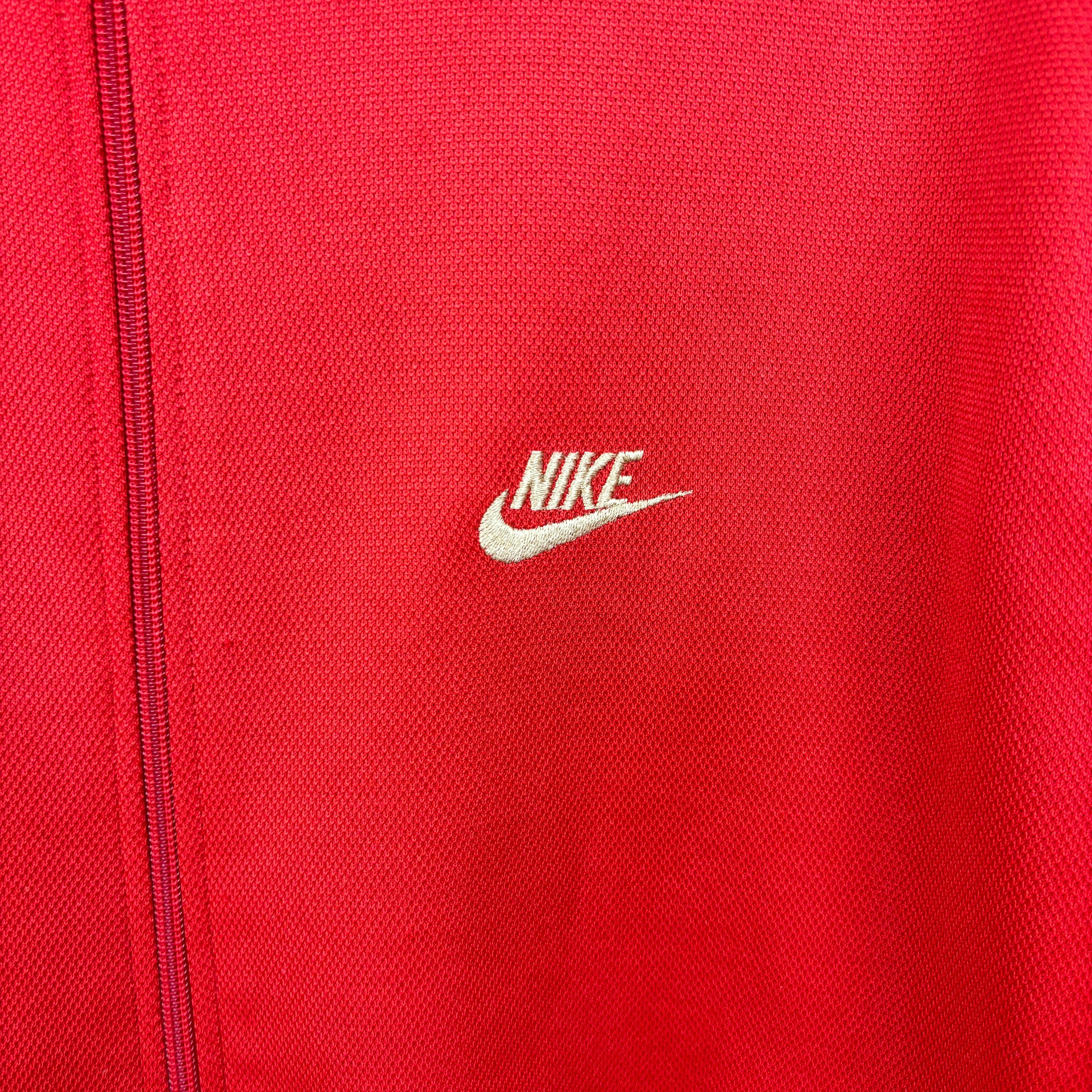 NIKE Track Jacket red goldline.