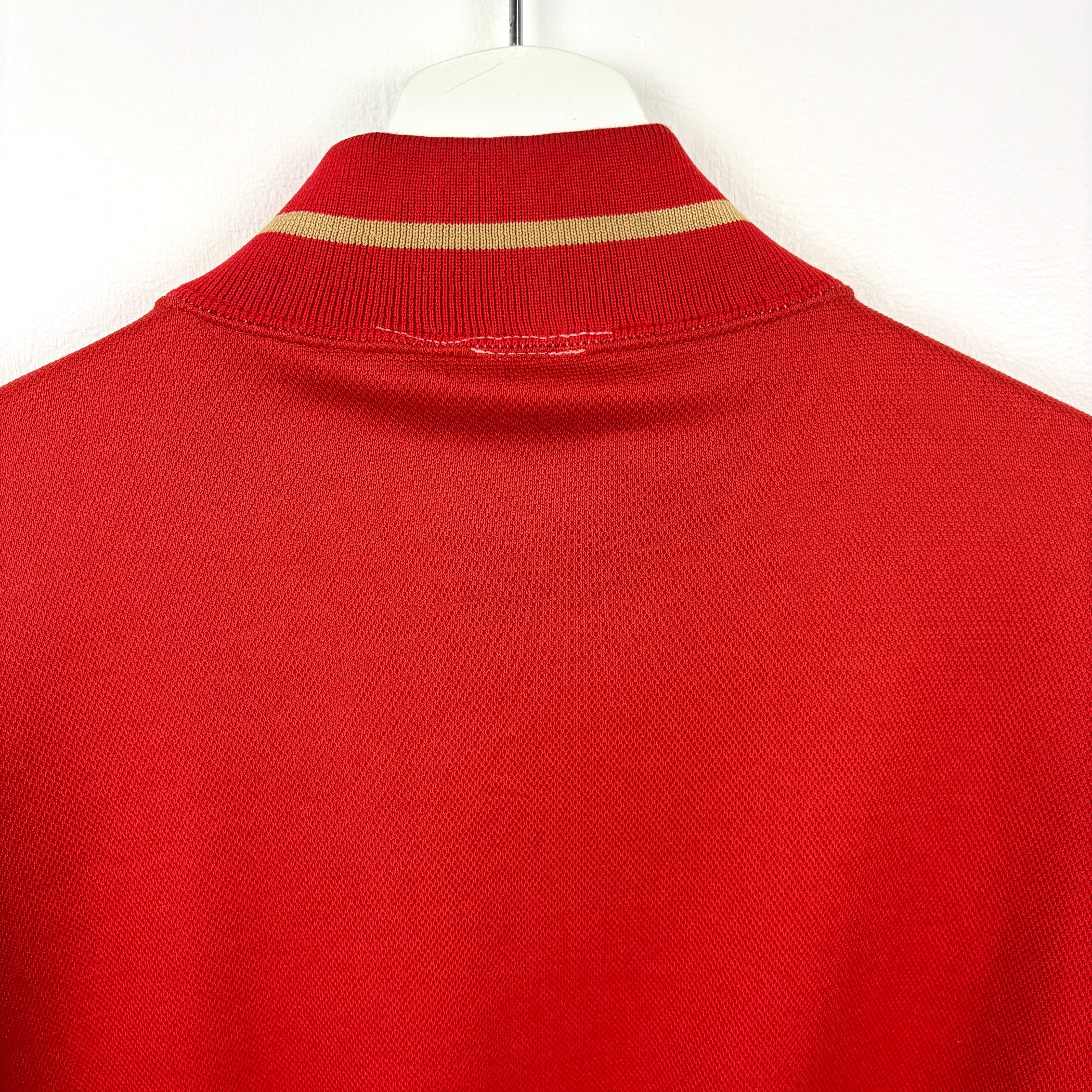 NIKE Track Jacket red goldline.