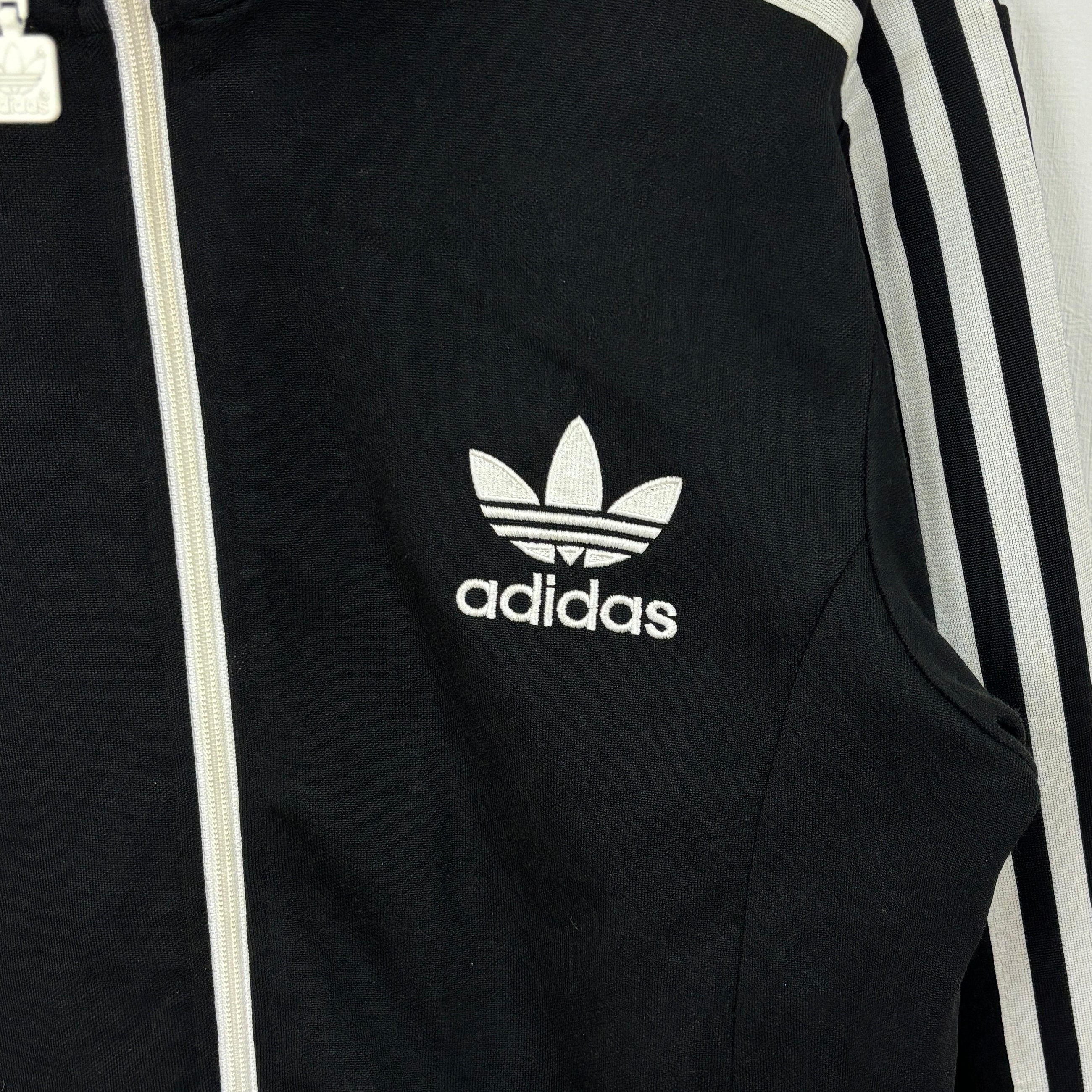 adidas Firebird Track Jacket Tracksuit Track TOP 3 Stripe black.