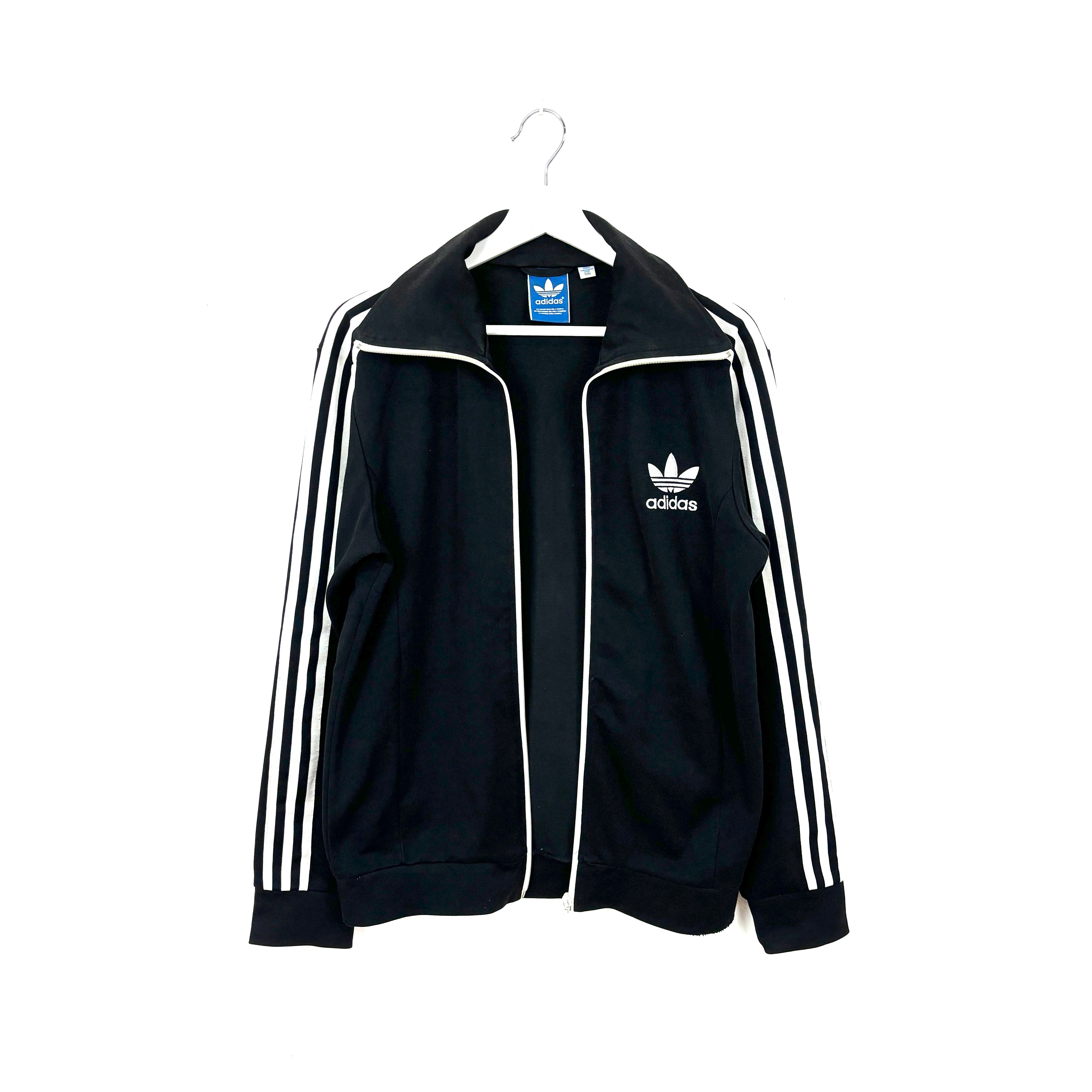 adidas Firebird Track Jacket Tracksuit Track TOP 3 Stripe black.