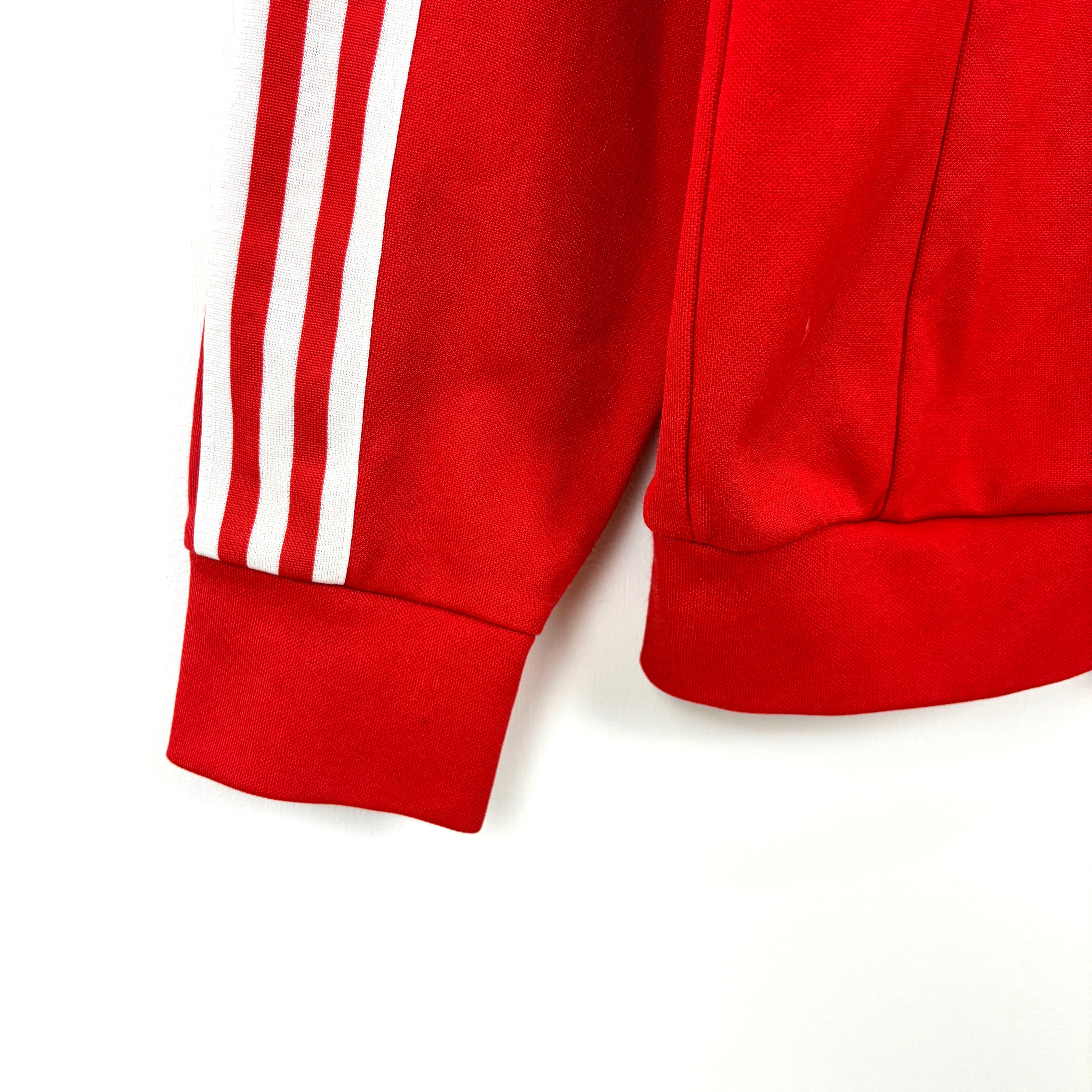 adidas Firebird Track Jacket Tracksuit Track TOP Red 3 Stripe.