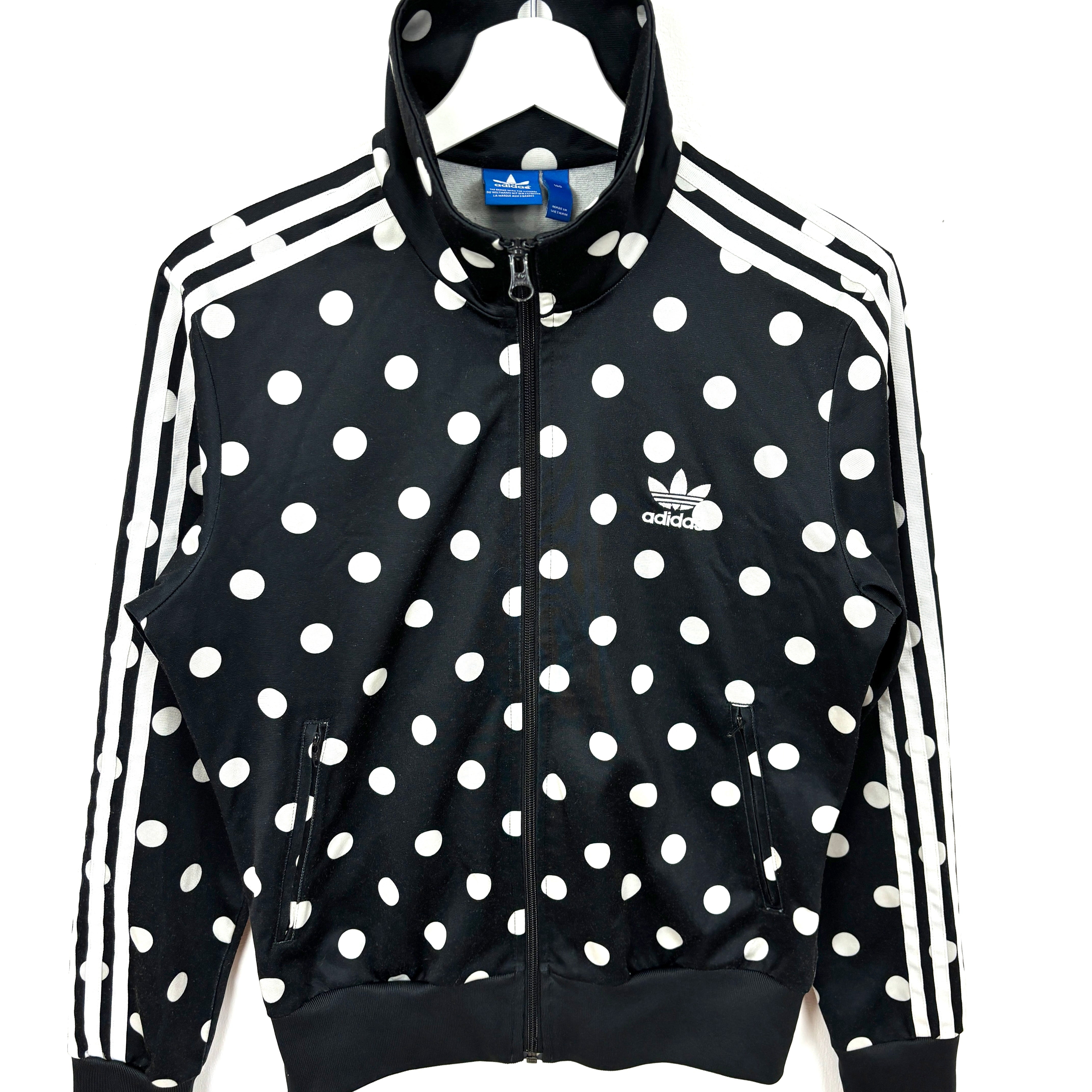 adidas Firebird Track Jacket Tracksuit Track TOP 3 Stripe Dots Allover Print.