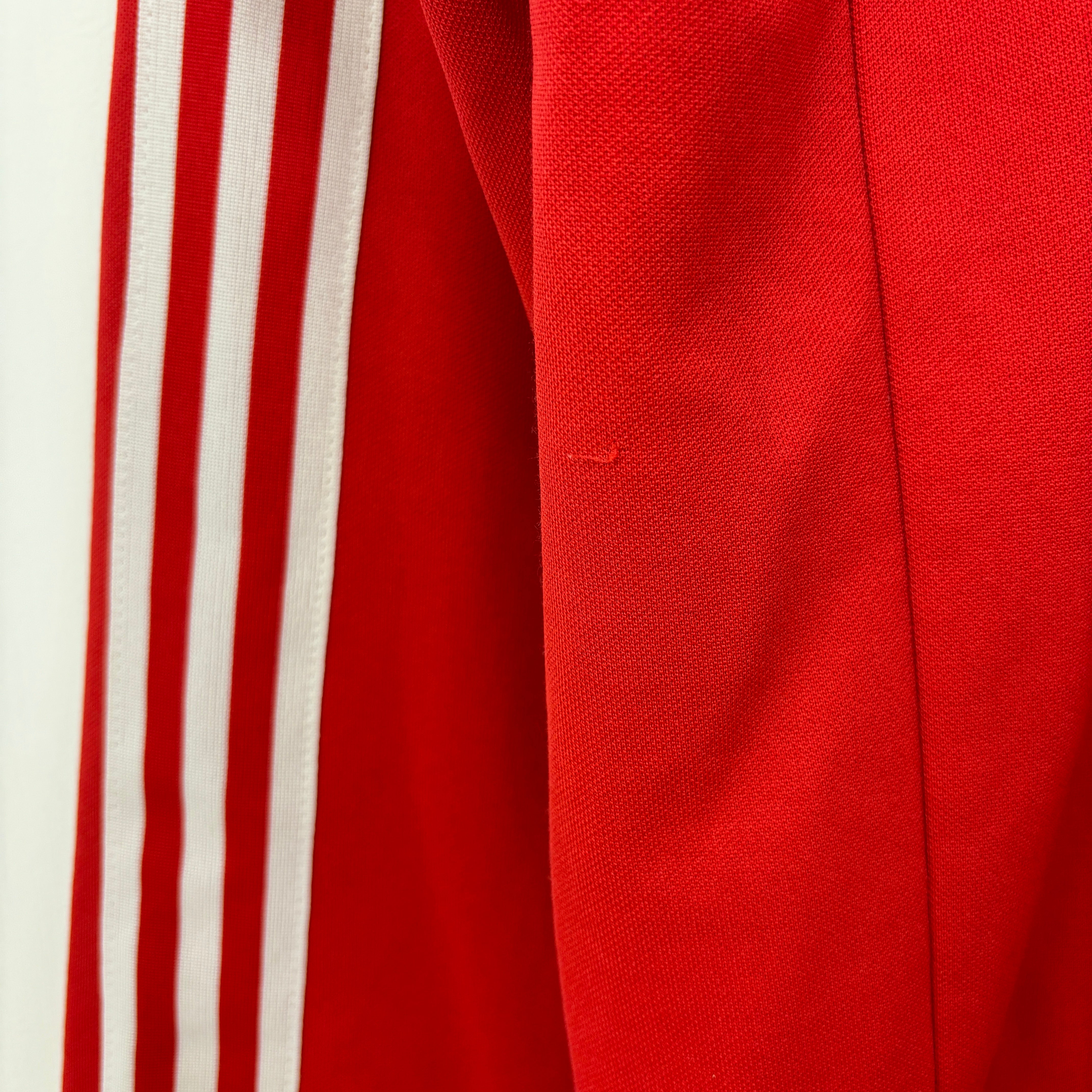 adidas Firebird Track Jacket Tracksuit Track TOP Red 3 Stripe.