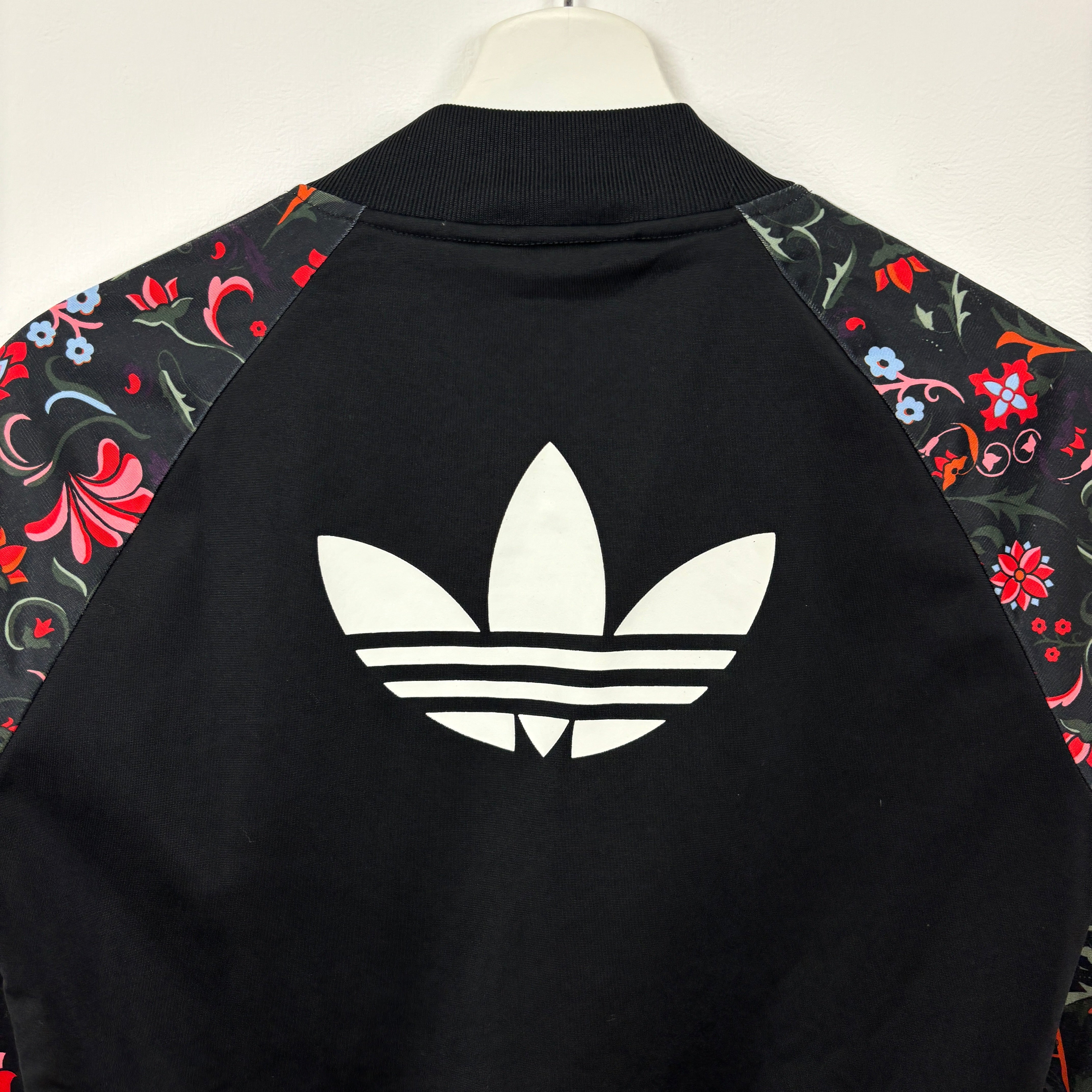 adidas Firebird Track Jacket Tracksuit Track TOP 3 Stripe black Flower print