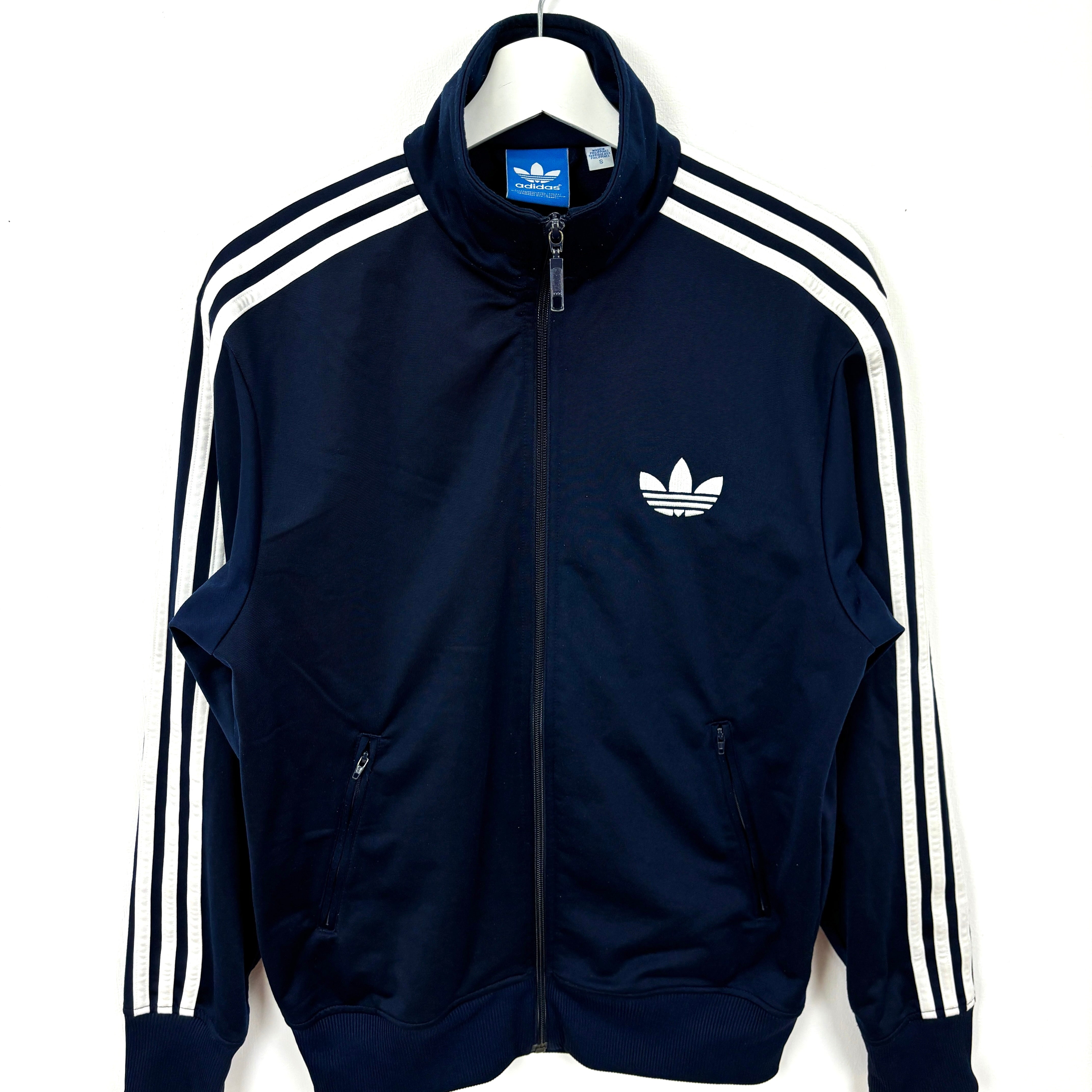 adidas Firebird Track Jacket Tracksuit Track TOP 3 Stripe Navy