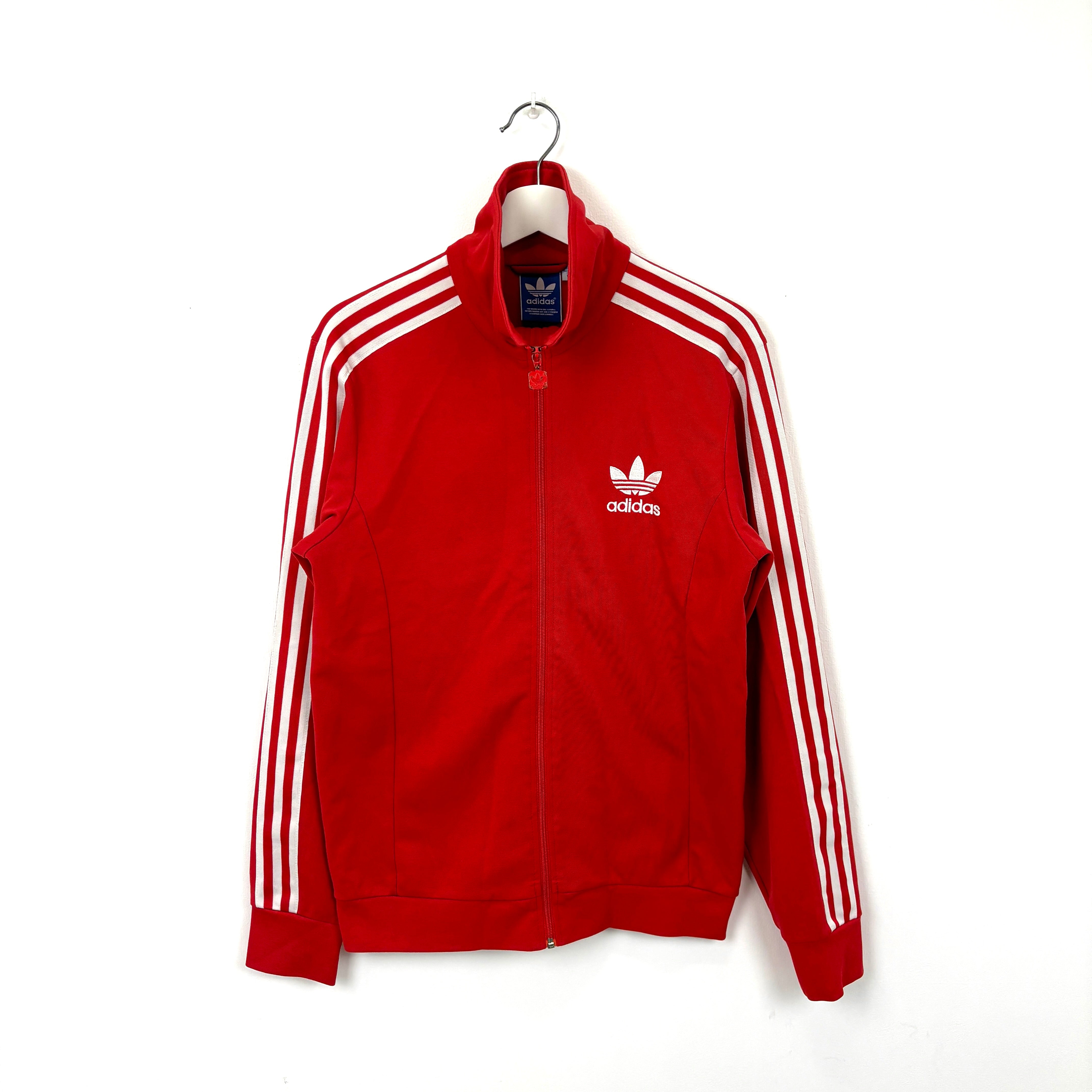 adidas Firebird Track Jacket Tracksuit Track TOP 3 Stripe red