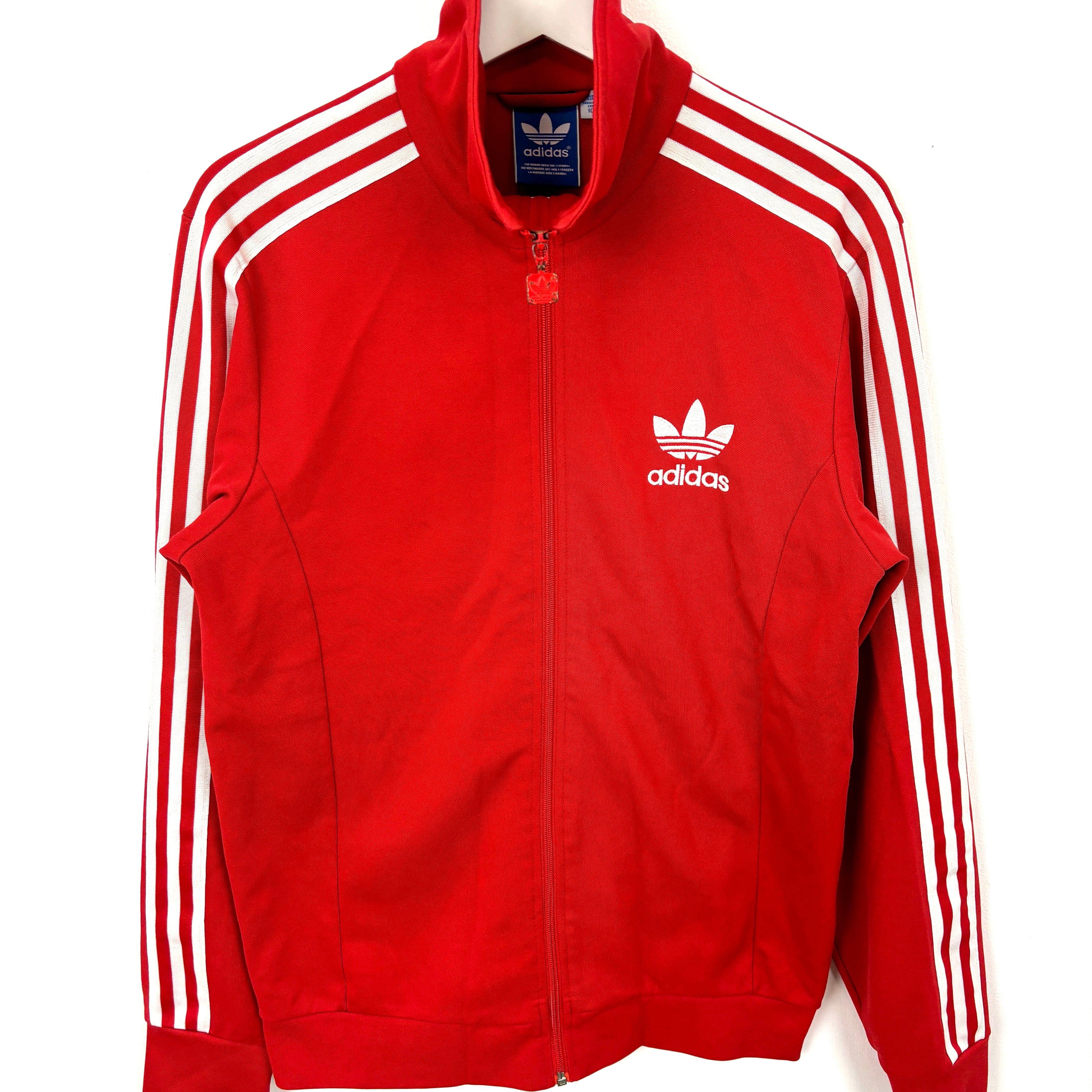 adidas Firebird Track Jacket Tracksuit Track TOP 3 Stripe red