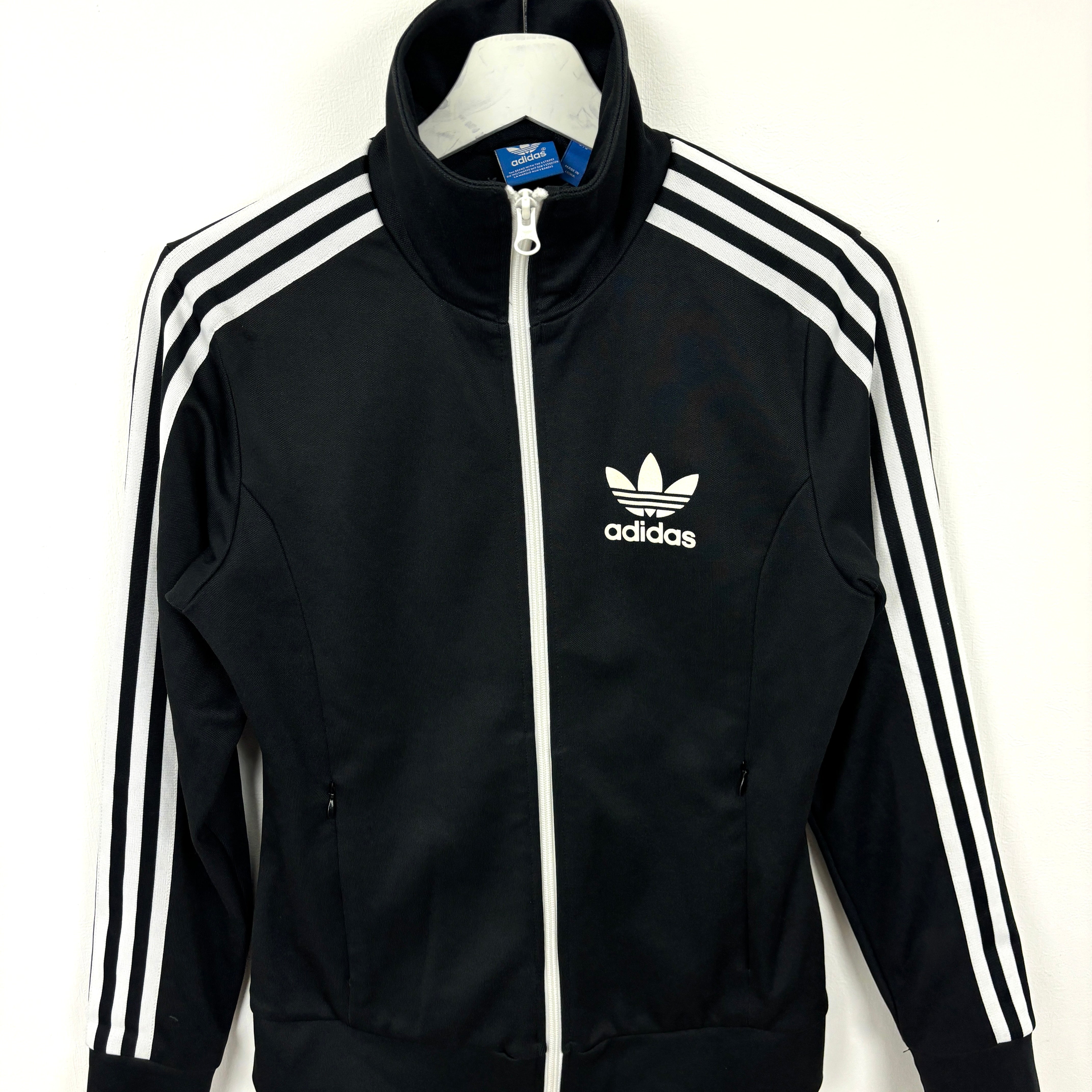 adidas Firebird Track Jacket Tracksuit Track TOP 3 Stripe black