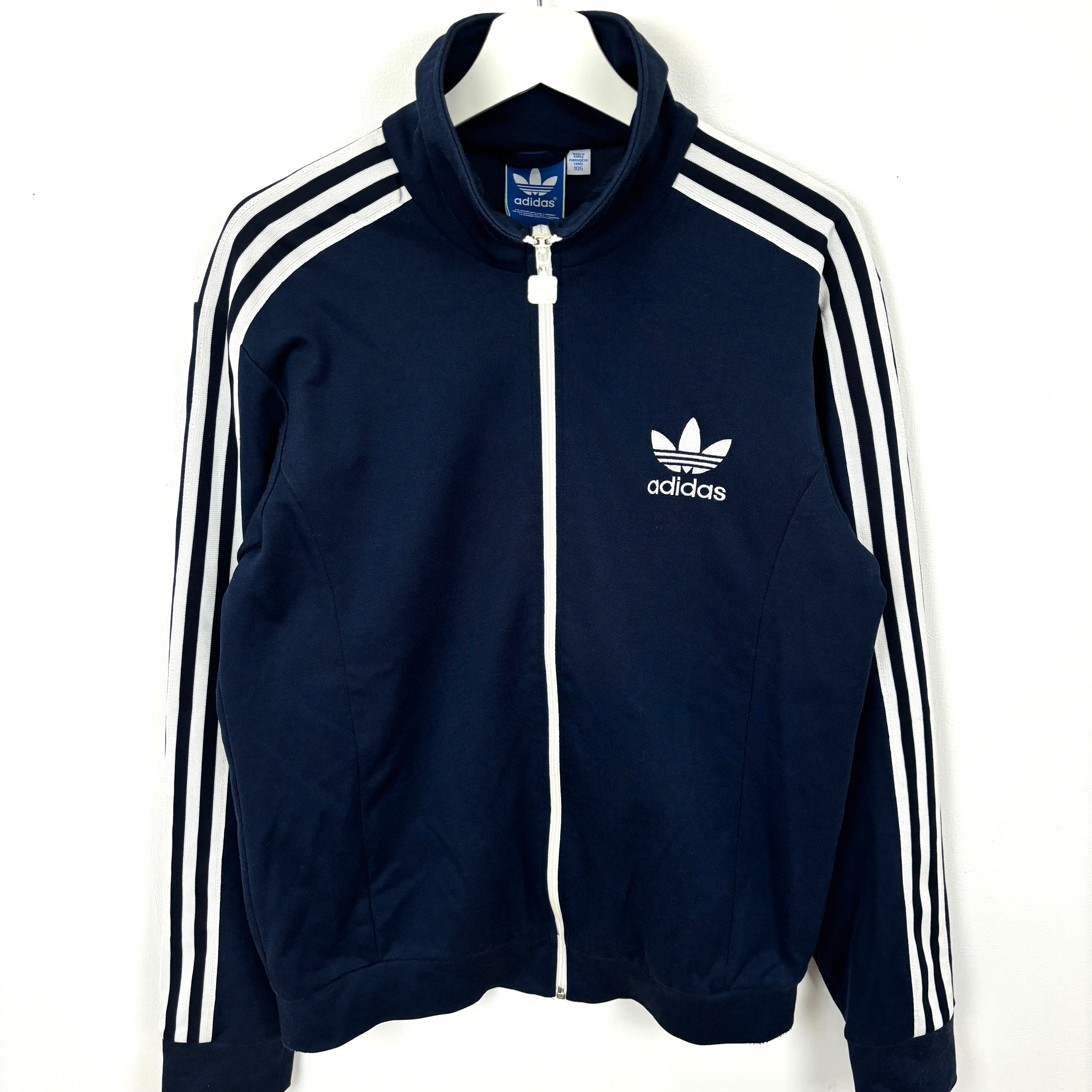 adidas Firebird Track Jacket Tracksuit Track TOP 3 Stripe navy