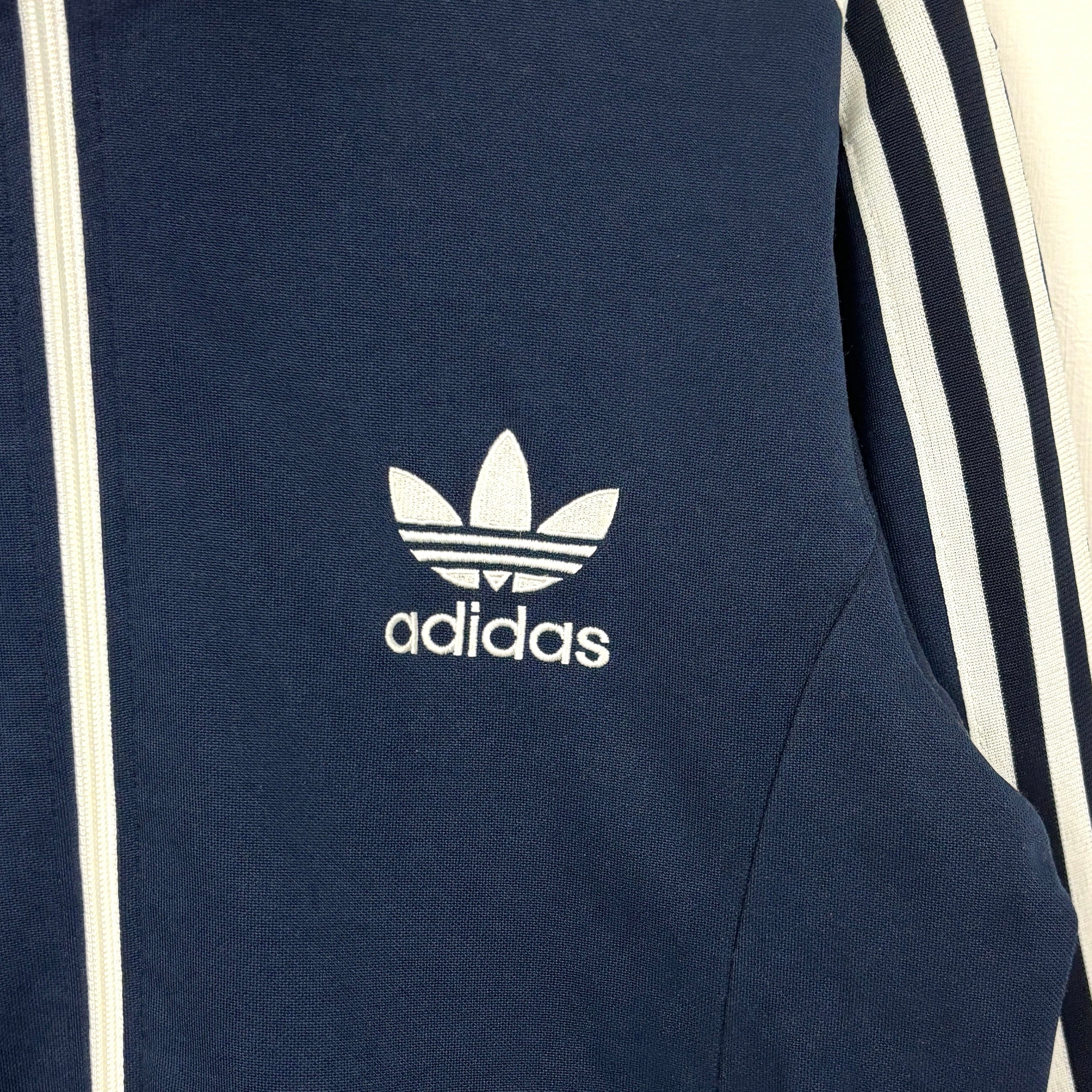 adidas Firebird Track Jacket Tracksuit Track TOP 3 Stripe navy