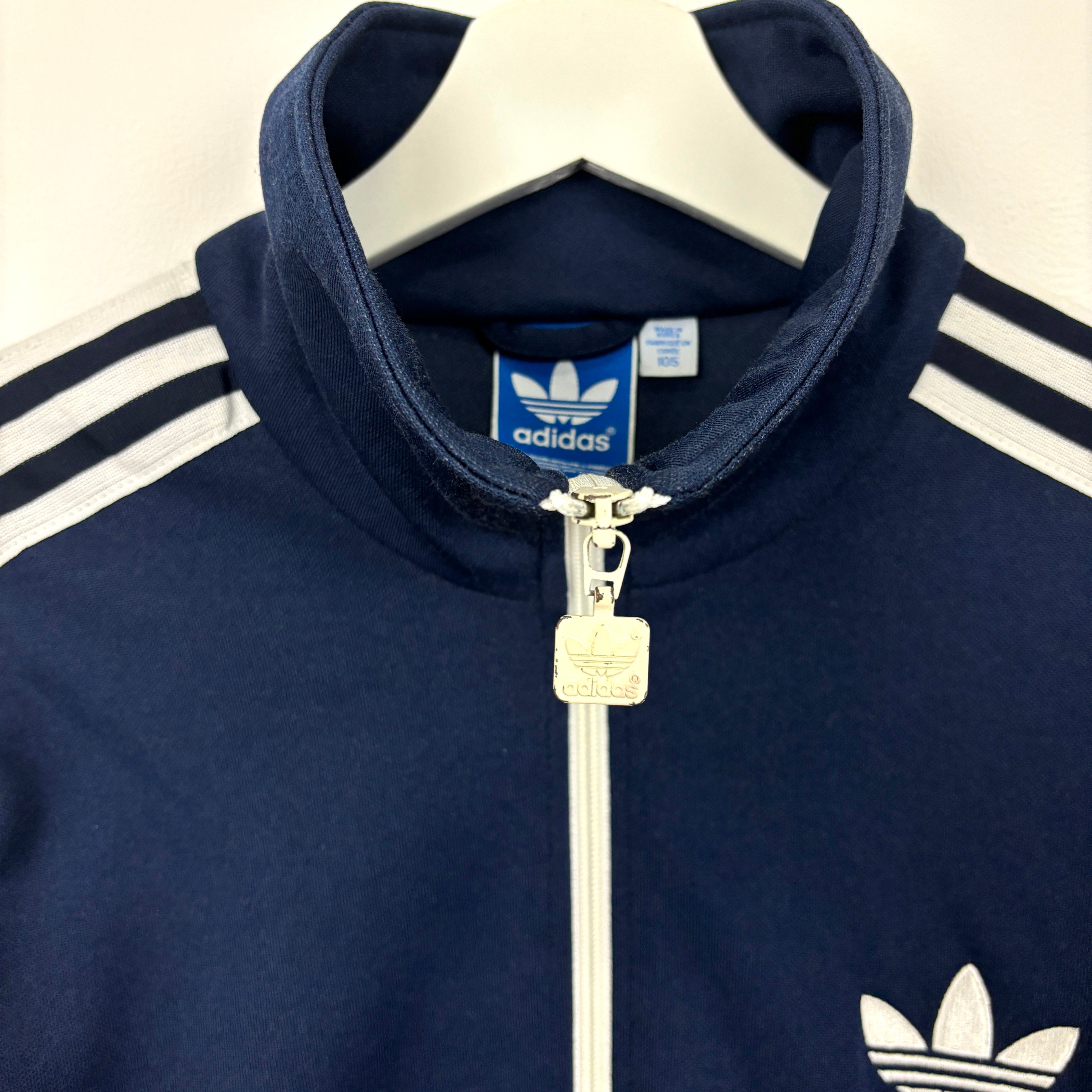 adidas Firebird Track Jacket Tracksuit Track TOP 3 Stripe navy