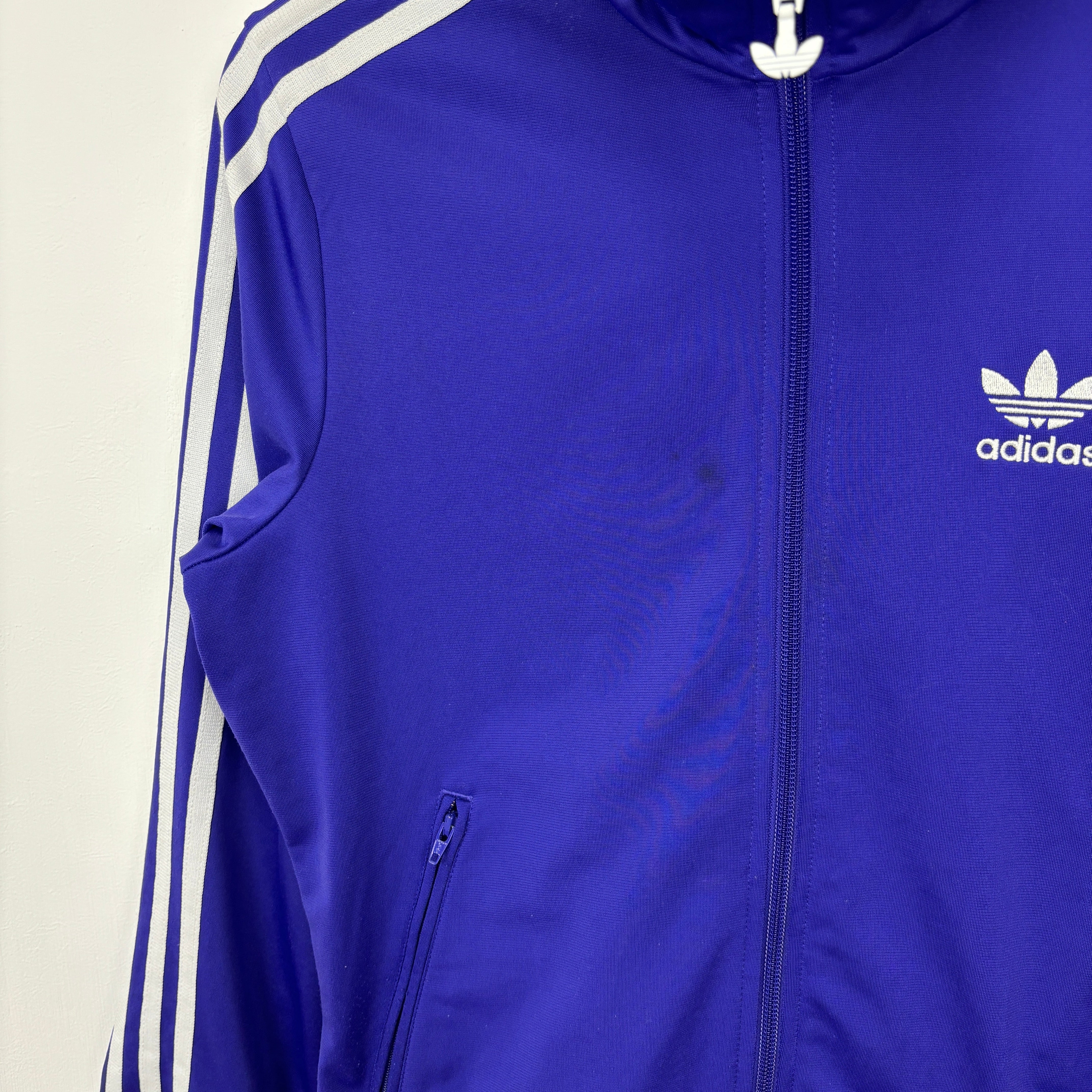 adidas Firebird Track Jacket Tracksuit Track TOP 3 Stripe purple