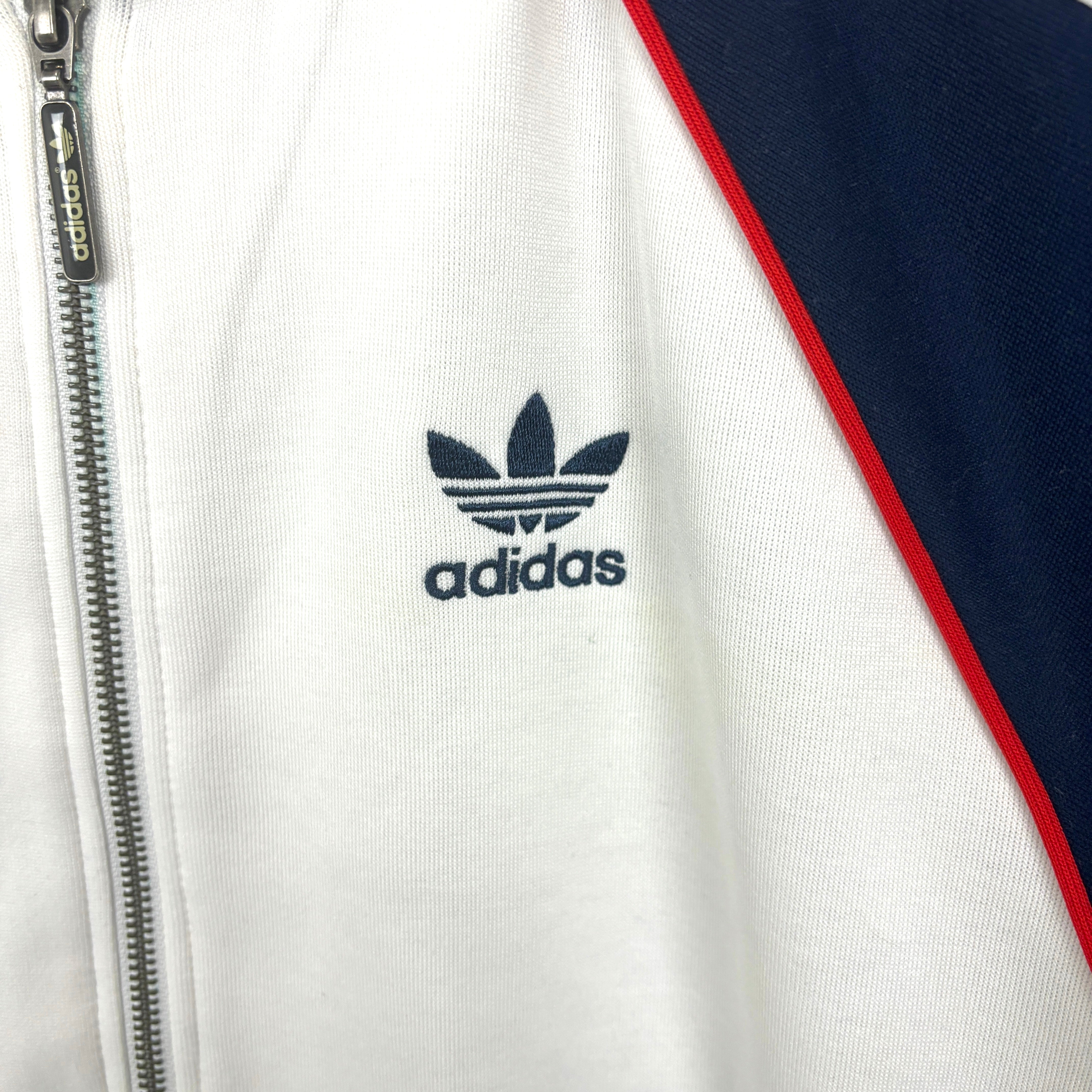 adidas Firebird Track Jacket Tracksuit Track TOP 3 Stripe Navy×White