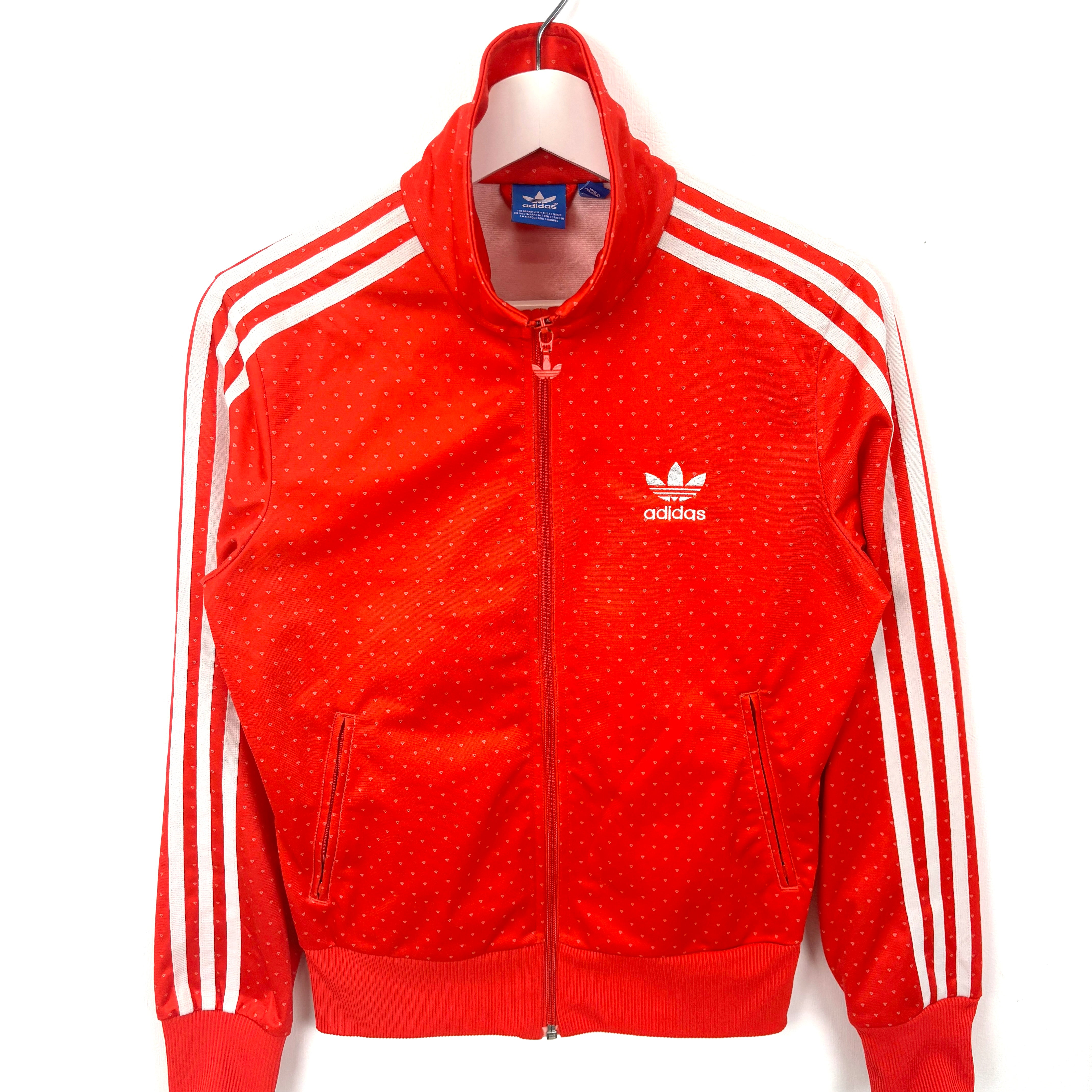 adidas Firebird Track Jacket Tracksuit Track TOP 3 Stripe red