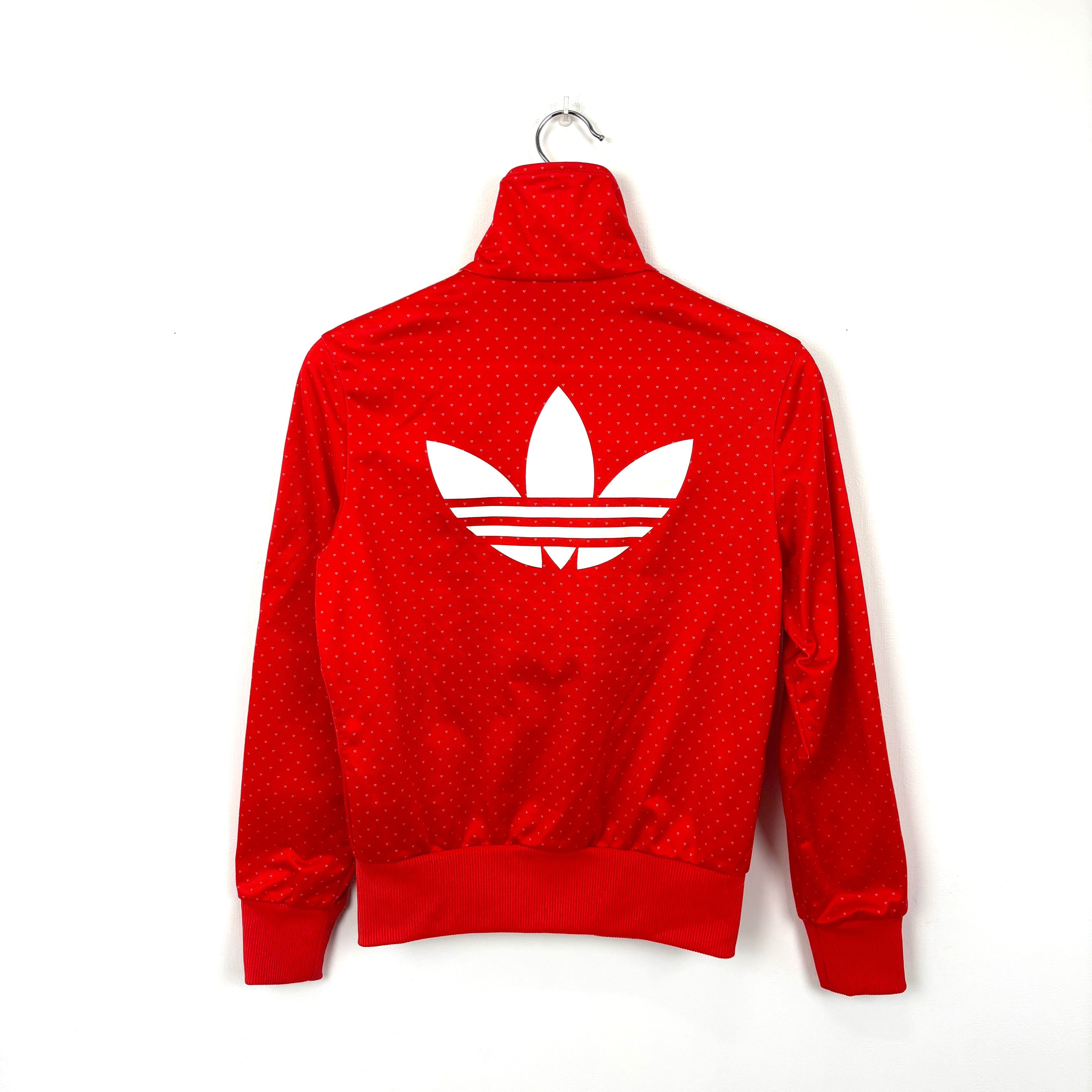 adidas Firebird Track Jacket Tracksuit Track TOP 3 Stripe red