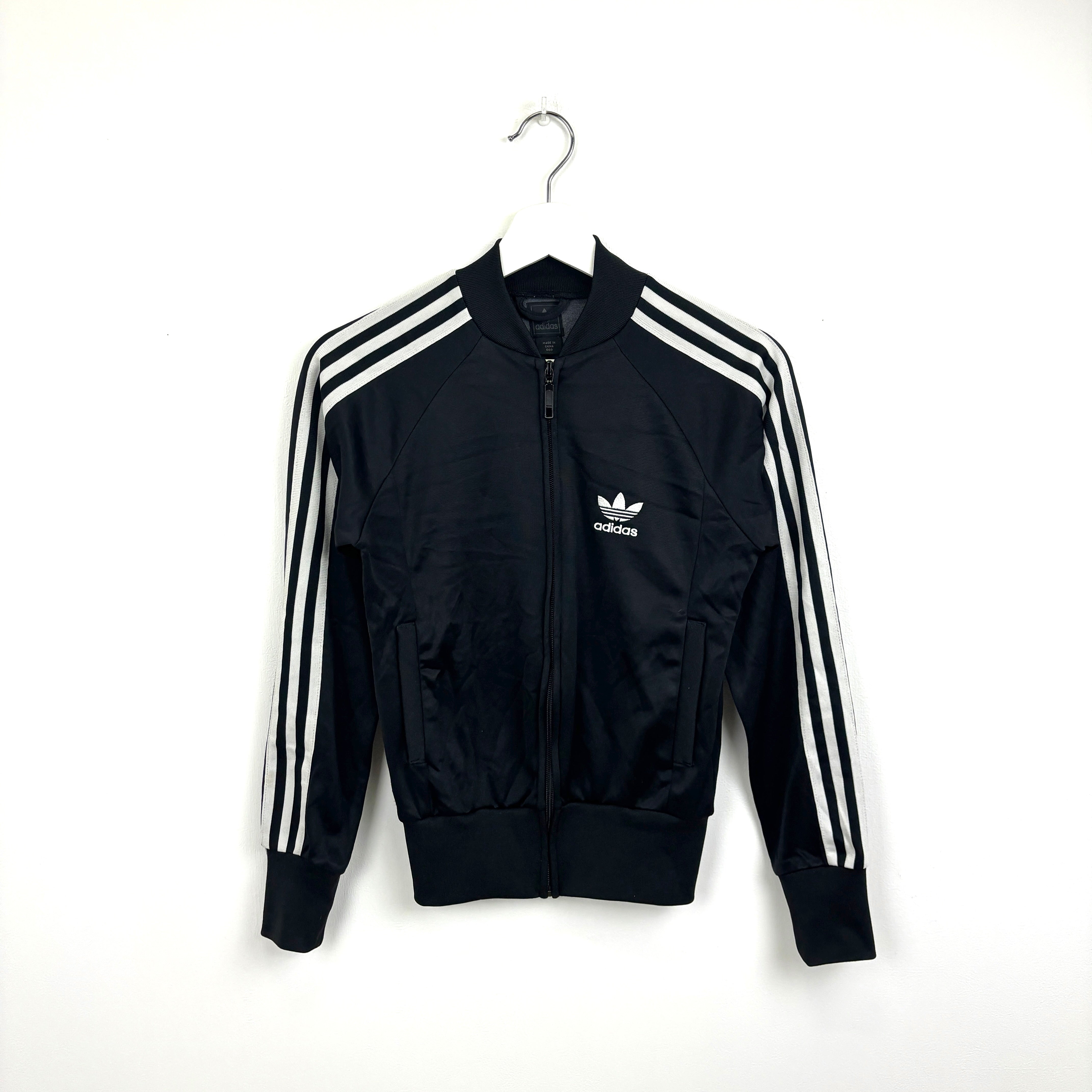 90s adidas Firebird Track Jacket Tracksuit Track TOP 3 Stripe black