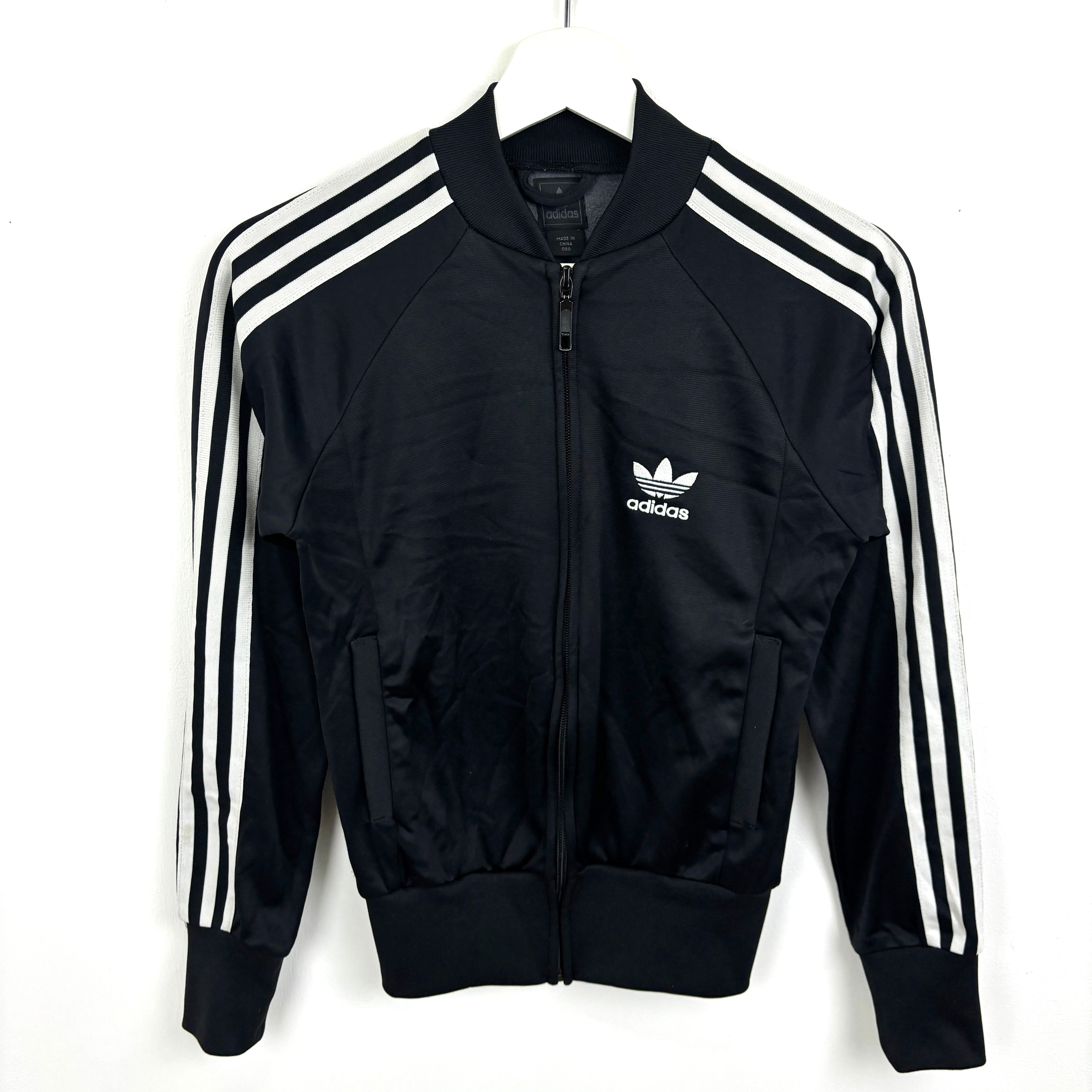 90s adidas Firebird Track Jacket Tracksuit Track TOP 3 Stripe black