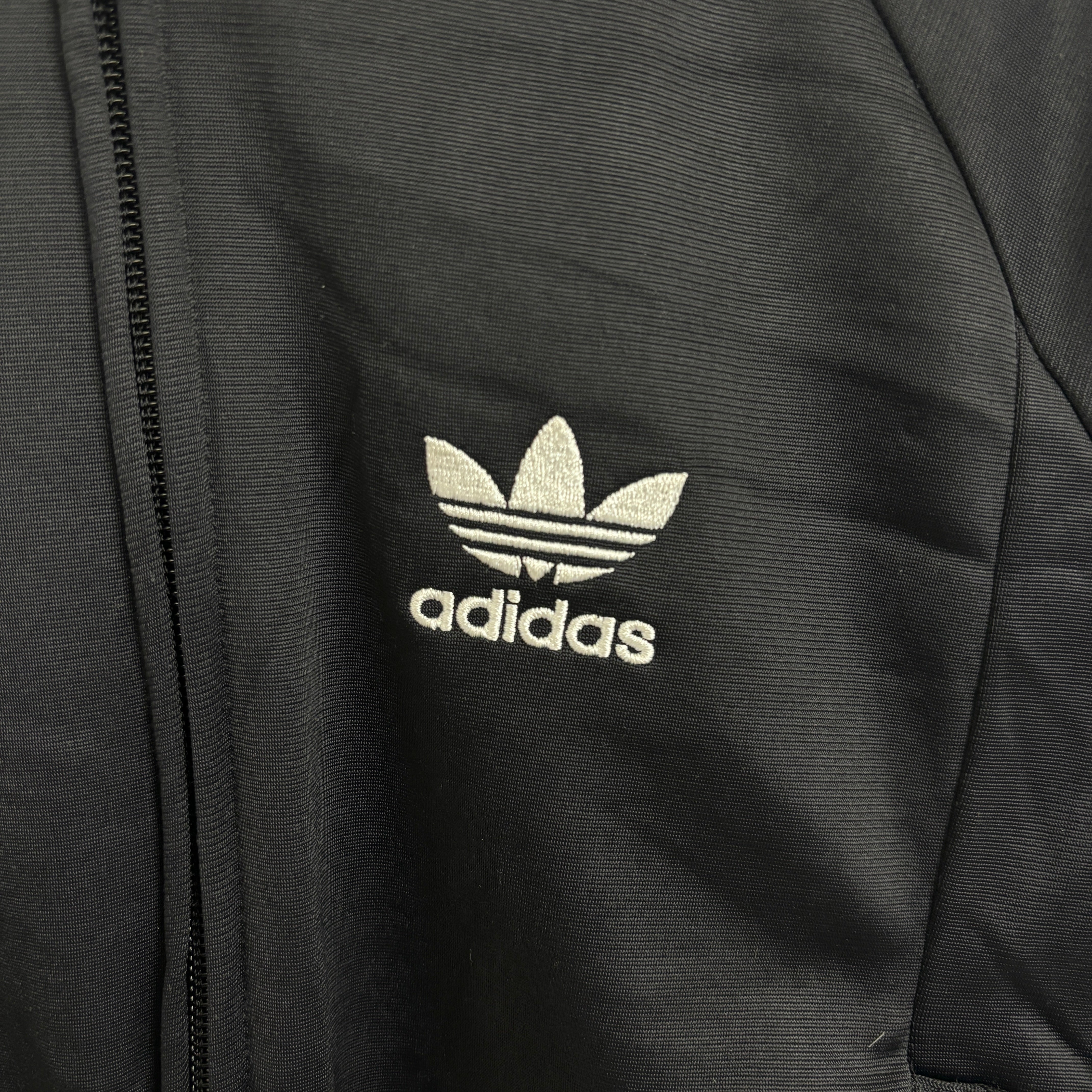 90s adidas Firebird Track Jacket Tracksuit Track TOP 3 Stripe black