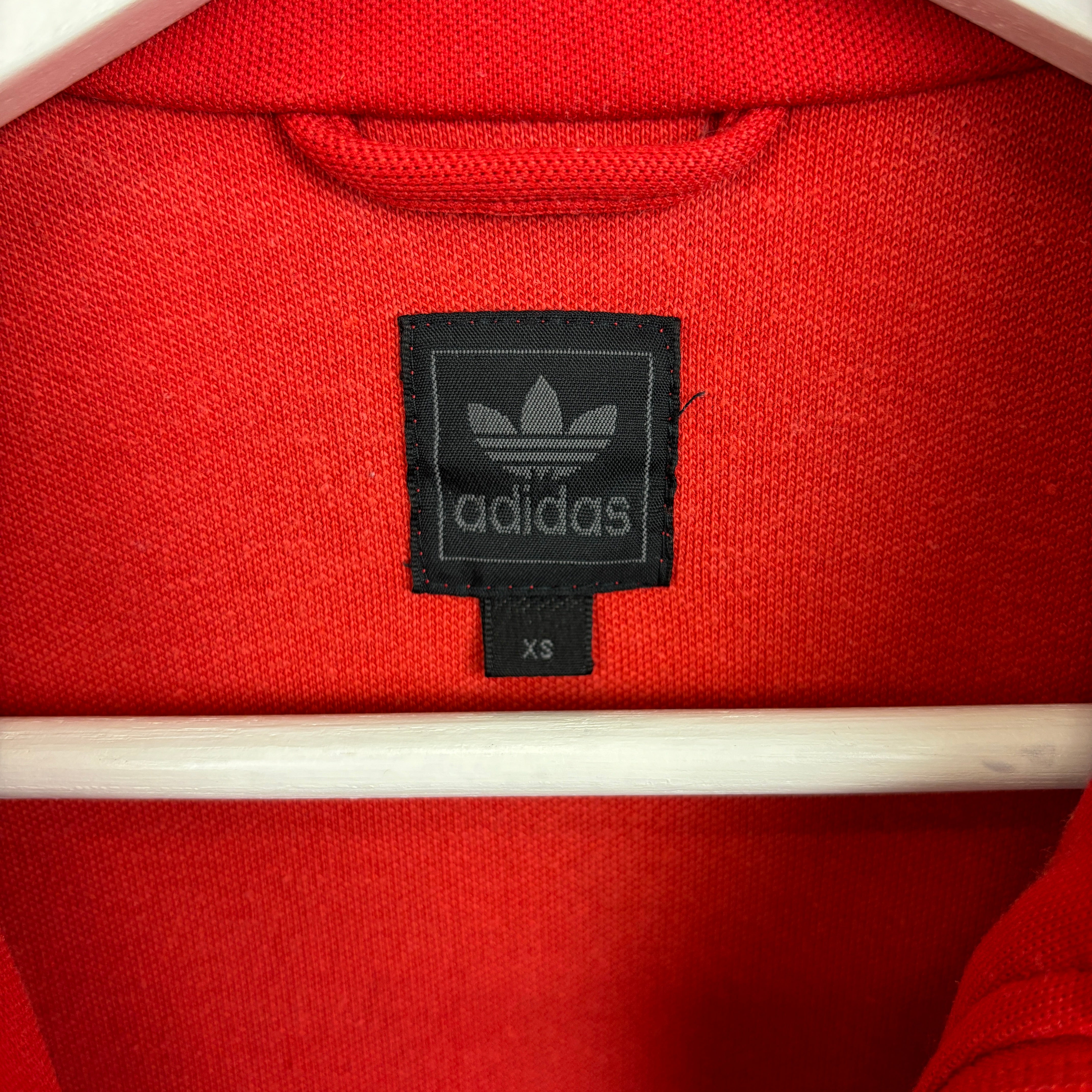 adidas 90s Firebird Track Jacket Tracksuit Track TOP 3 Stripe red