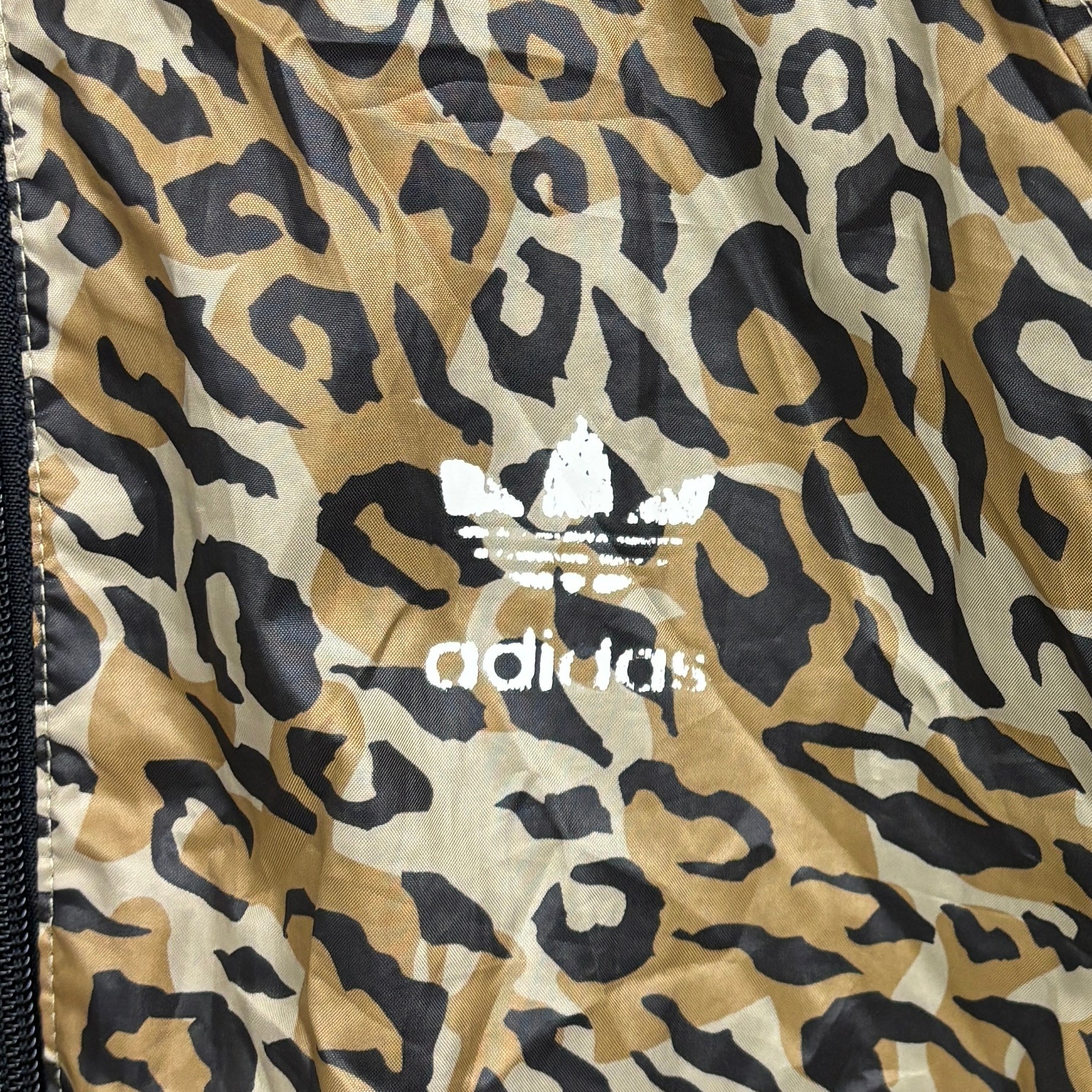 2WAY adidas Firebird Track Nylon Jacket Tracksuit Track TOP 3 Stripe leopard reversible