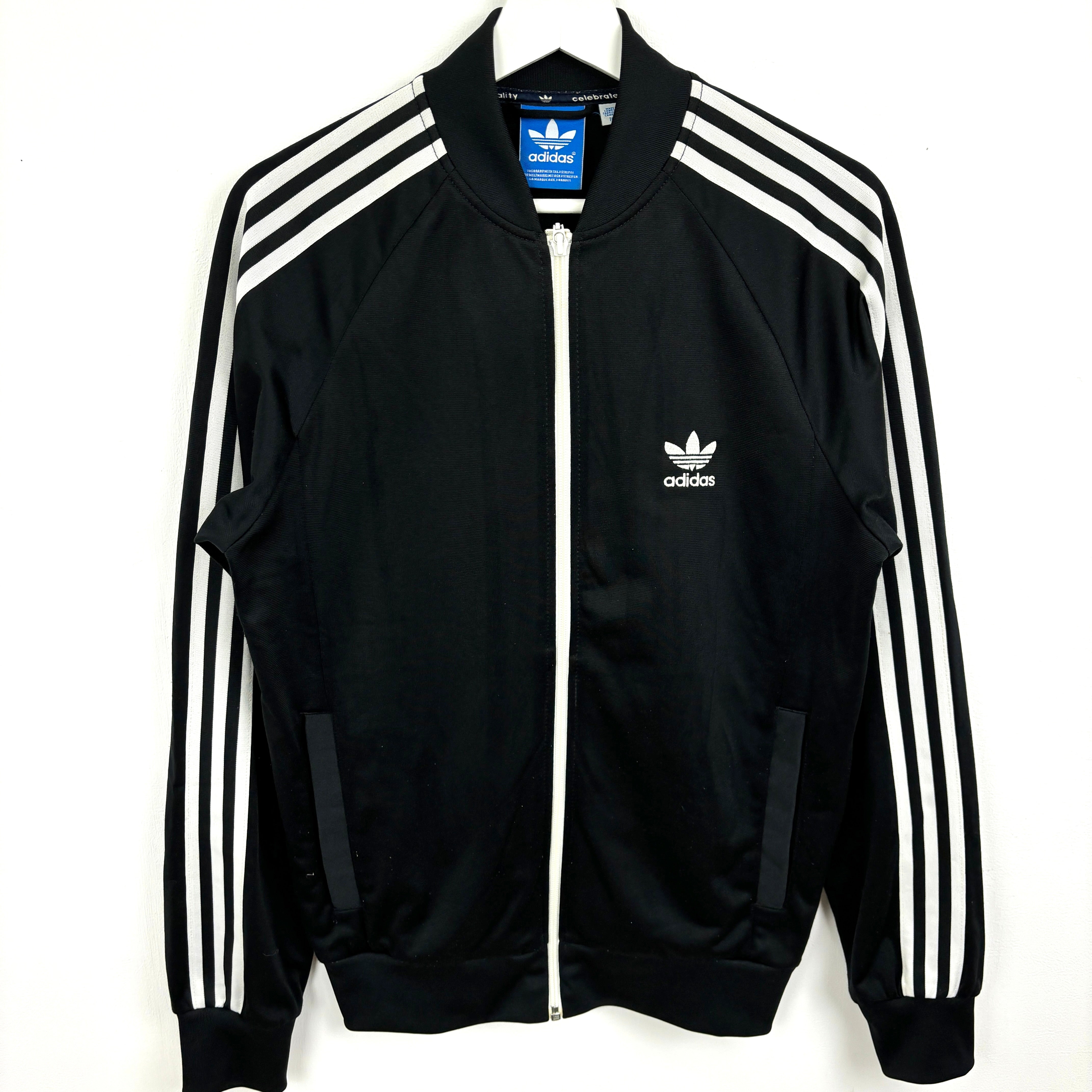 adidas Firebird Track Jacket Tracksuit Track TOP 3 Stripe black