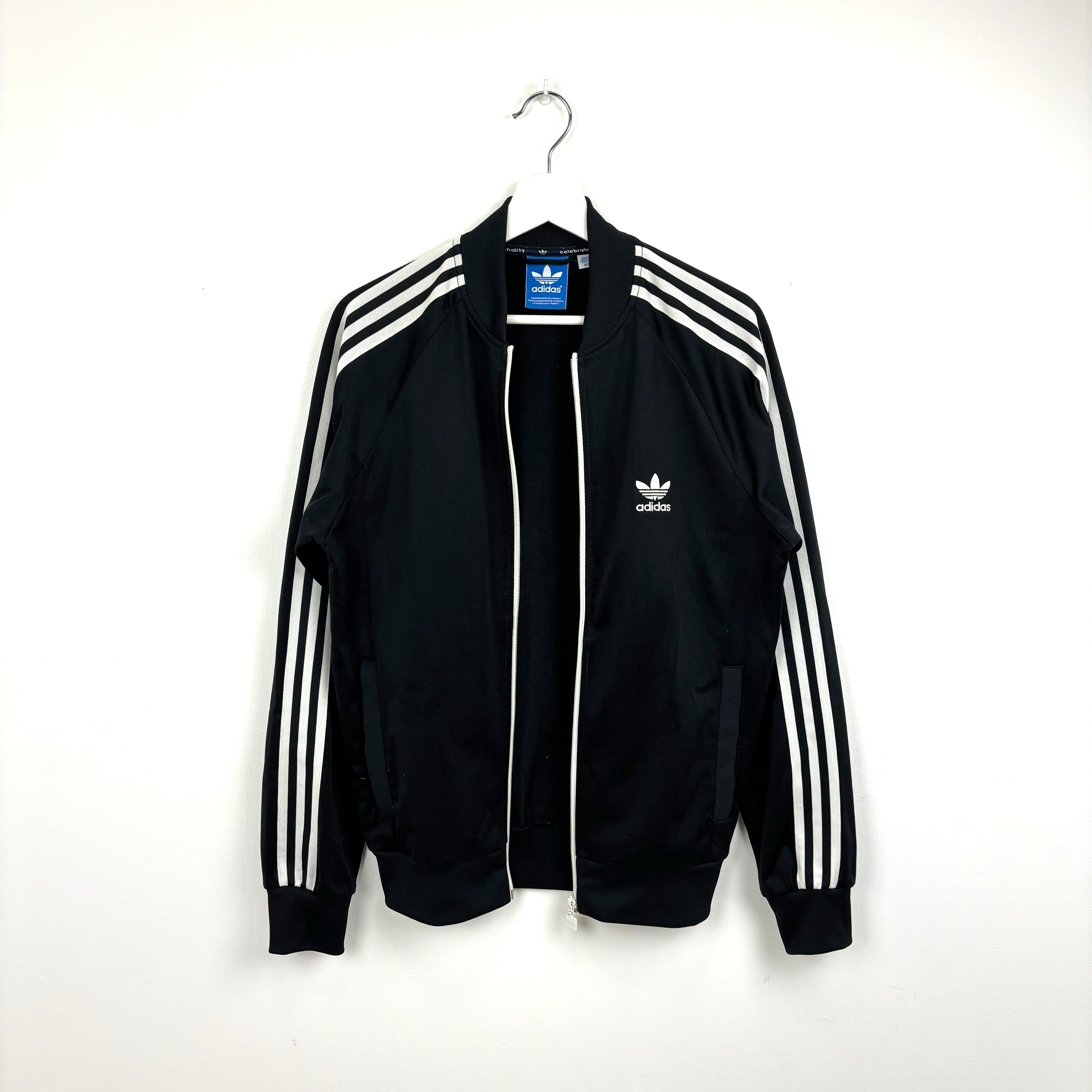 adidas Firebird Track Jacket Tracksuit Track TOP 3 Stripe black