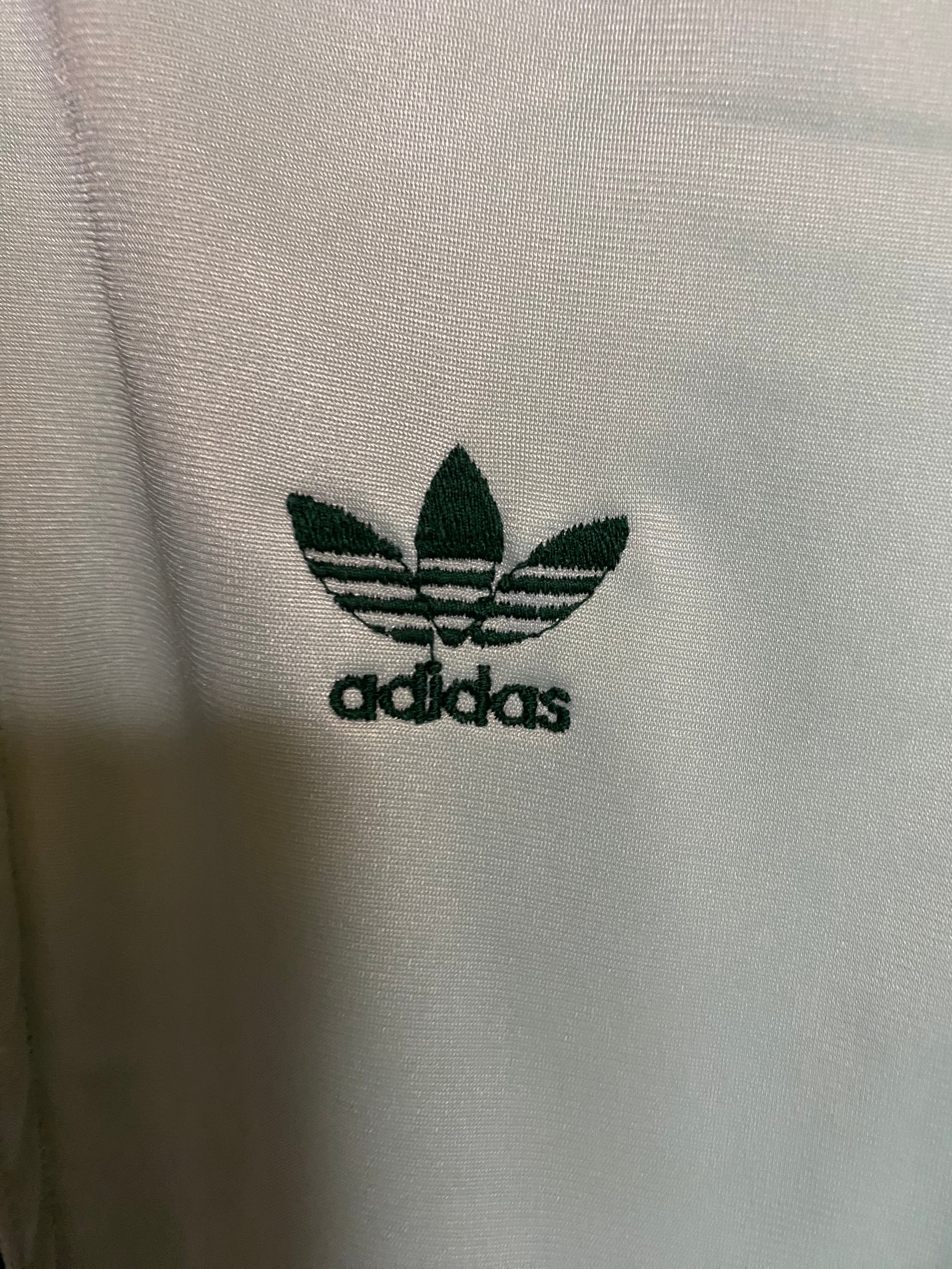 80s Vintage Adidas Track ATP Jacket Made in USA Green