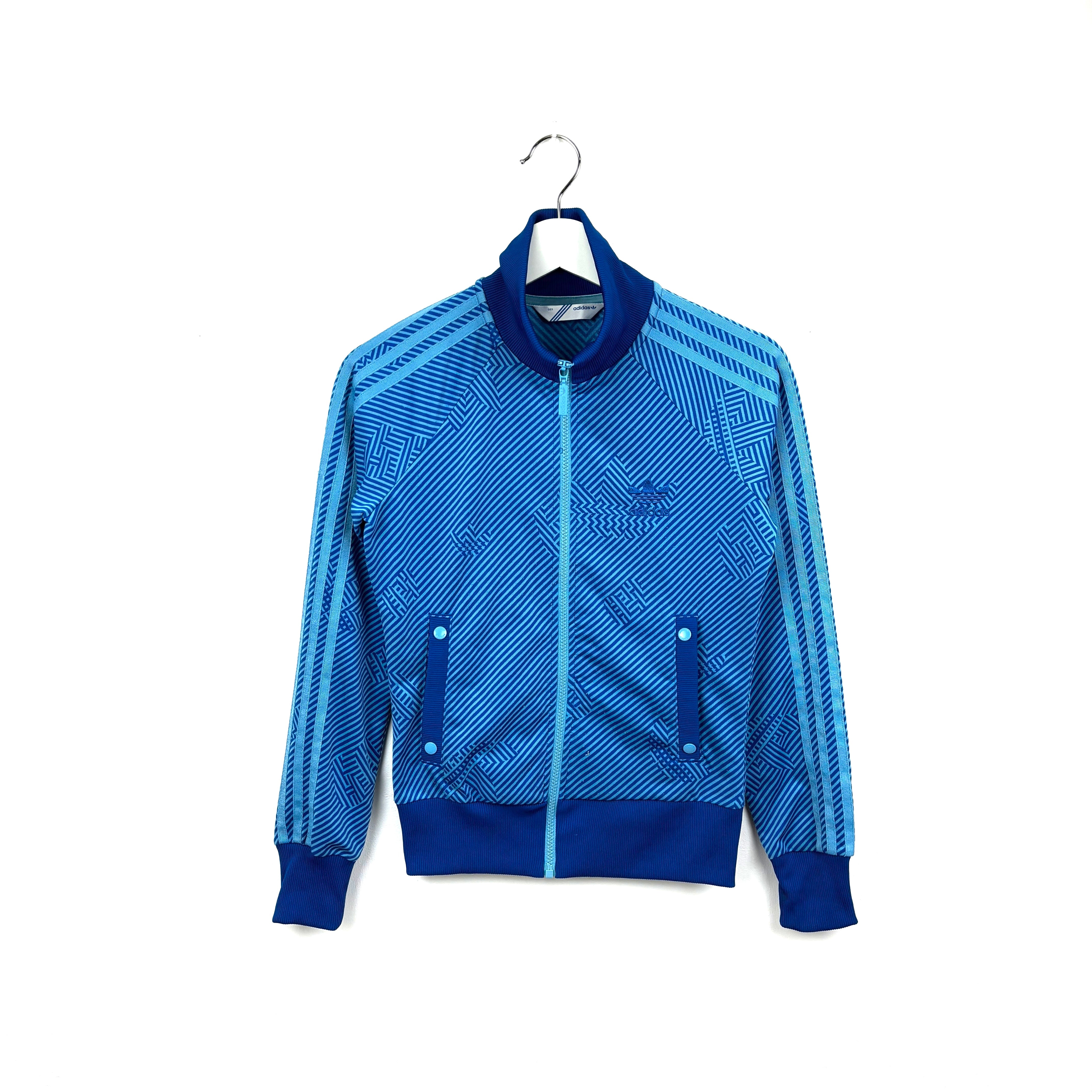 adidas Firebird Track Jacket Tracksuit Track TOP 3 Stripe blue