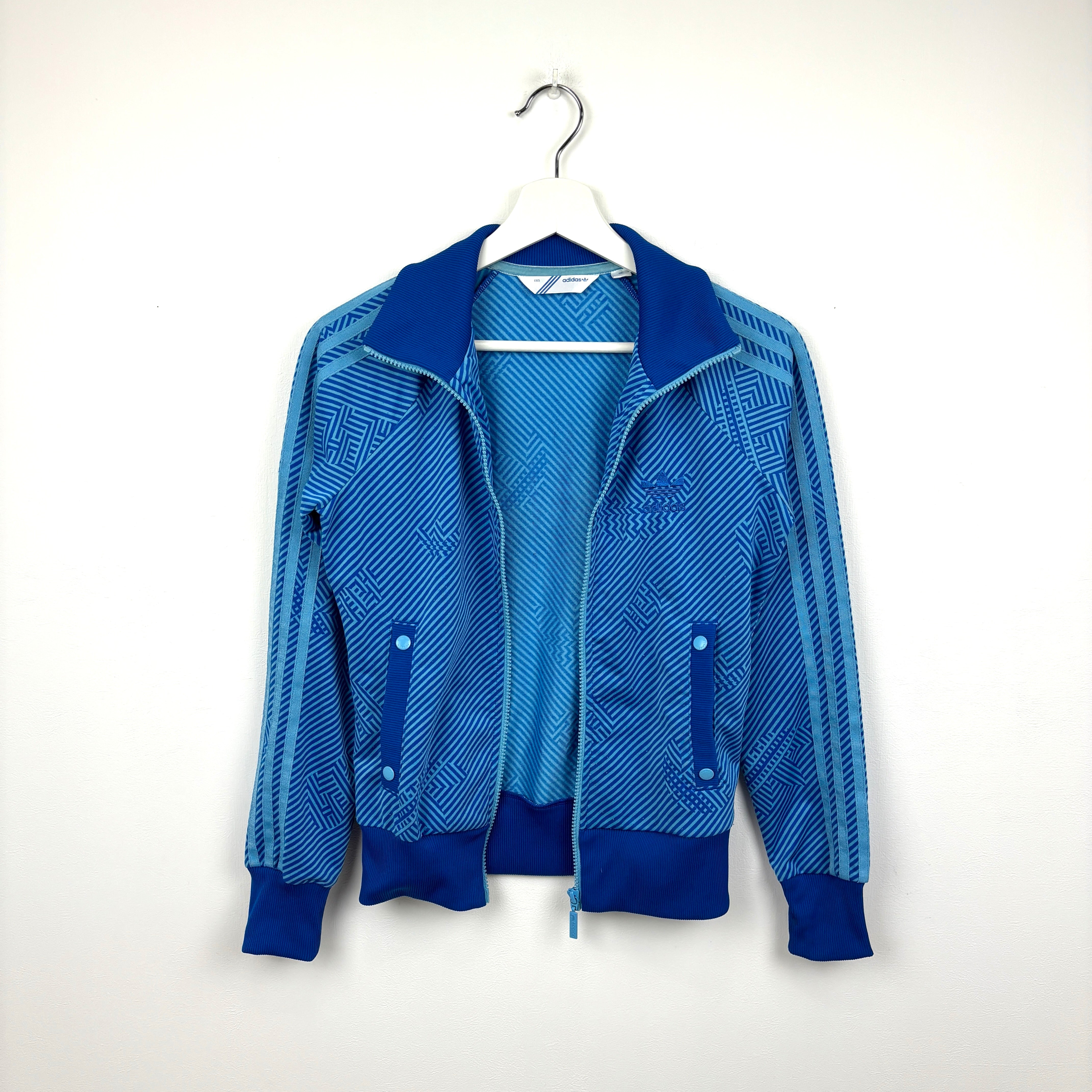 adidas Firebird Track Jacket Tracksuit Track TOP 3 Stripe blue