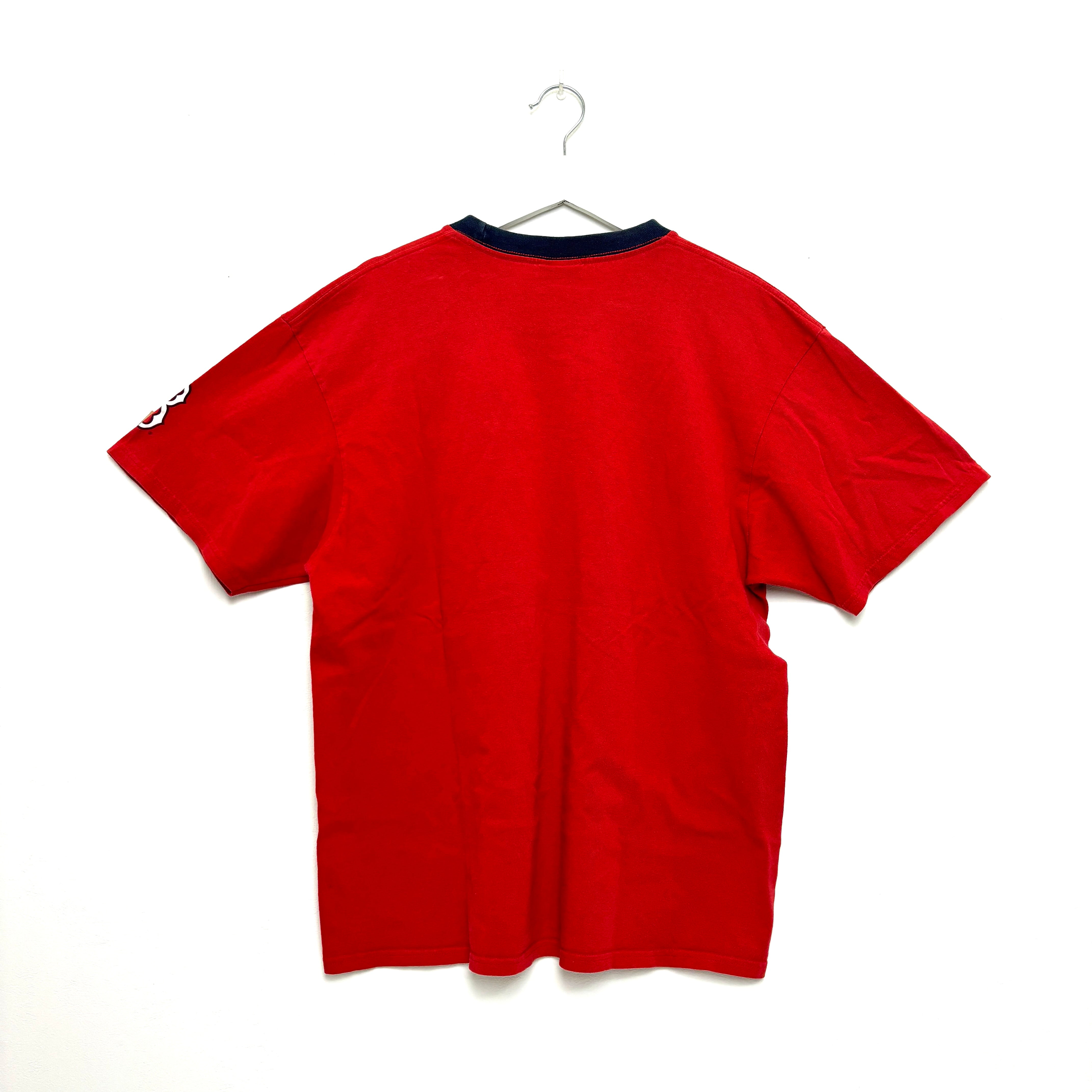 90s NIKE Red Sox Logo Tee RED Ringer T-shirt