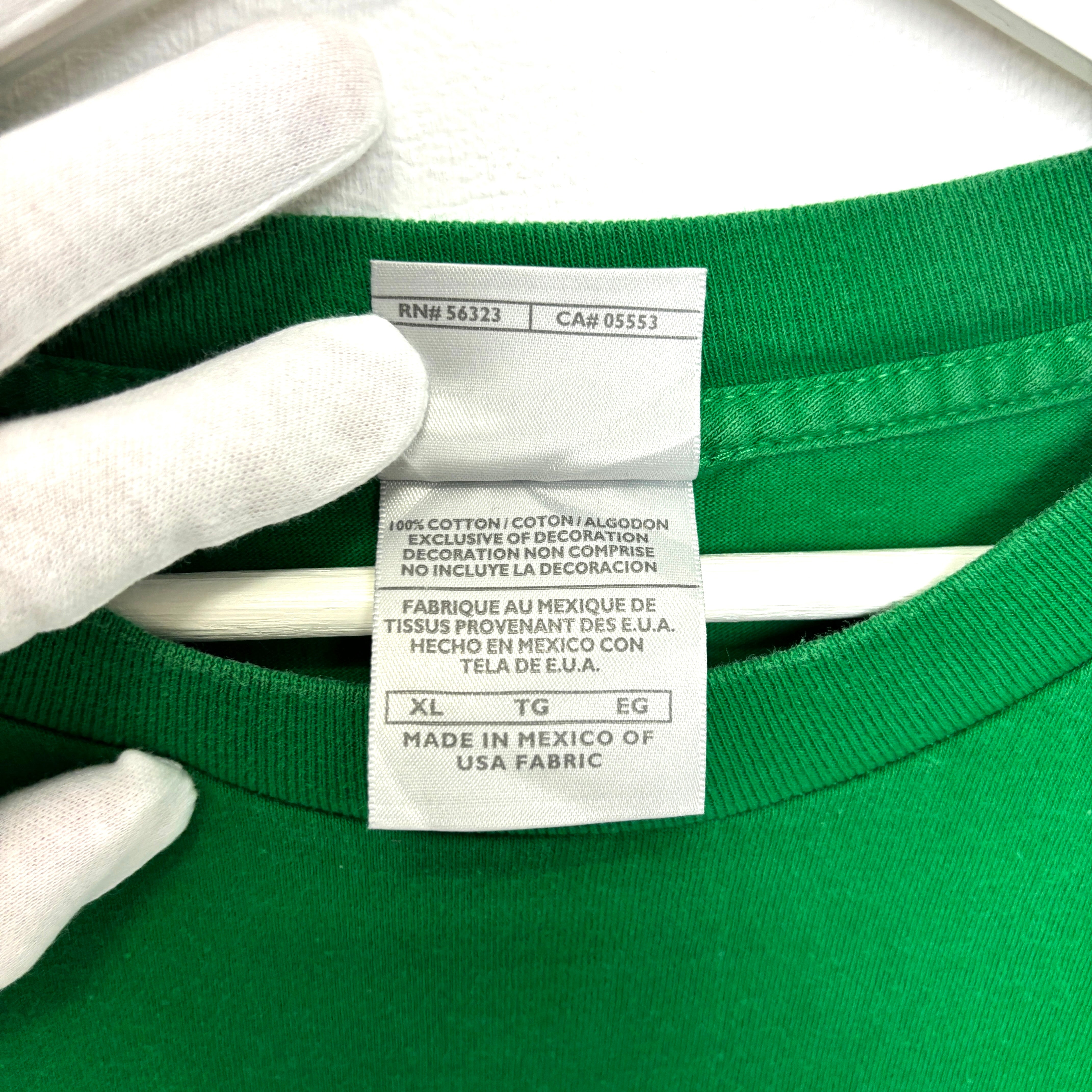 NIKE Long Sleeve T-Shirt Green with Junkie Print Dunk High