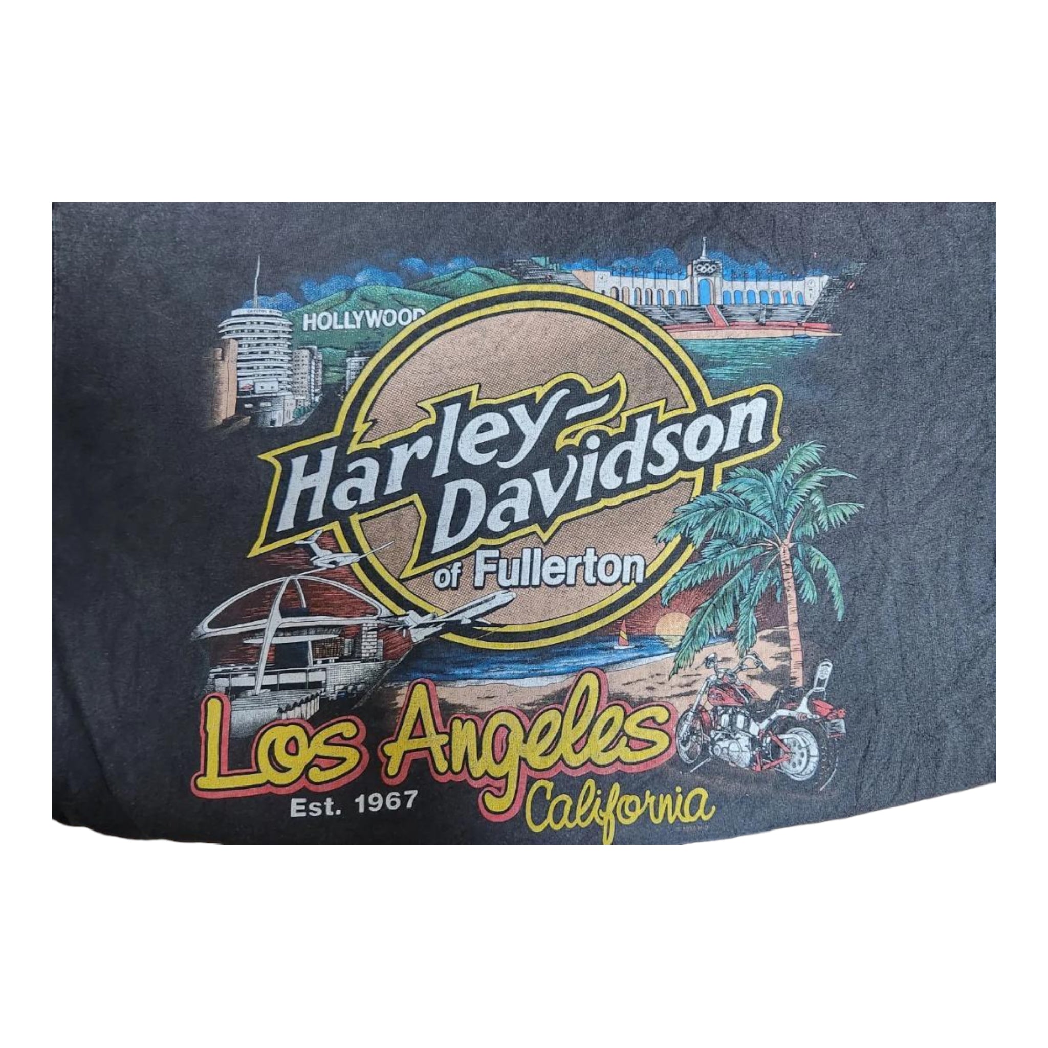 Harley Davidson Tee Made in USA Engine