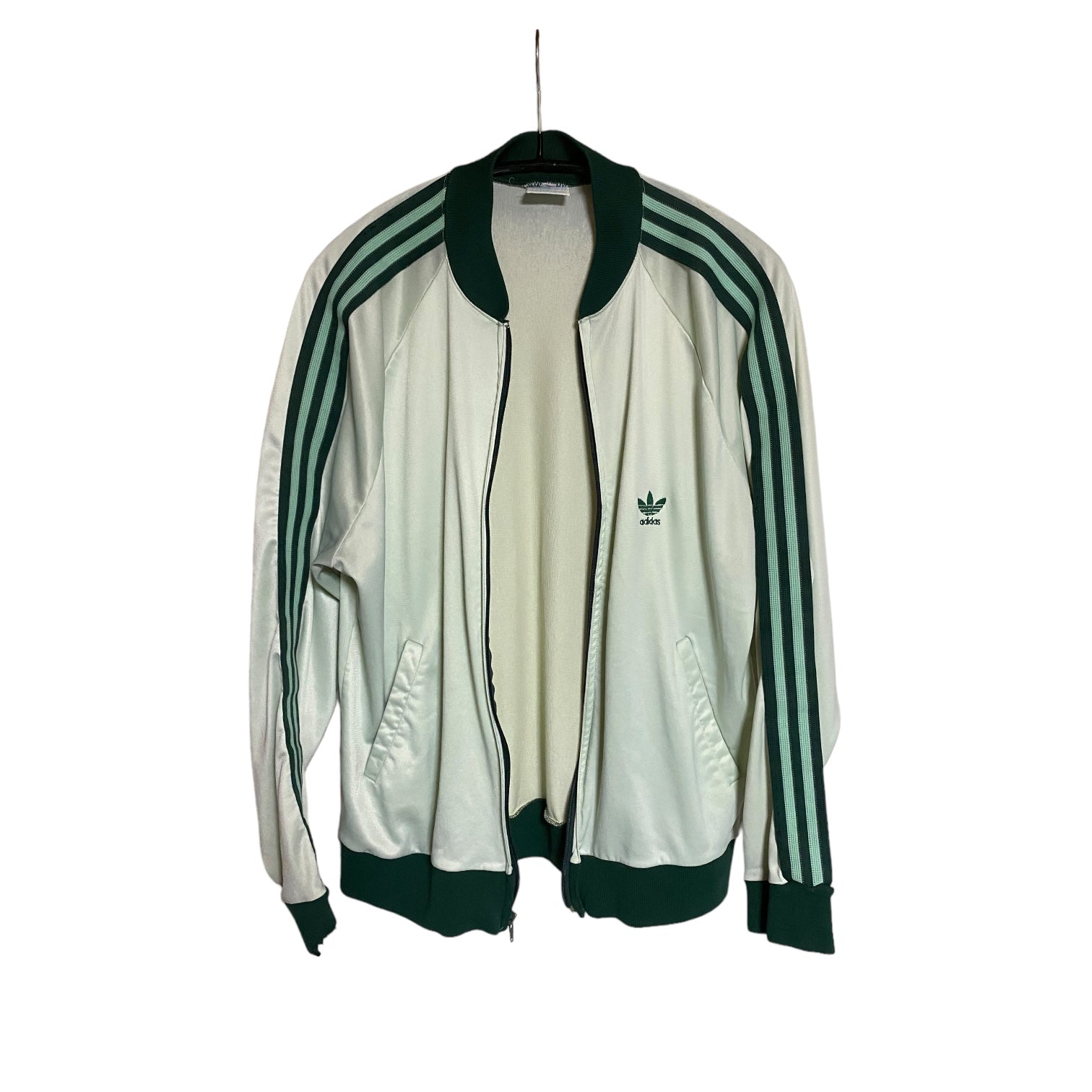 80s Vintage Adidas Track ATP Jacket Made in USA Green