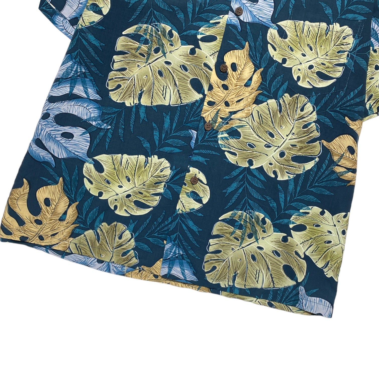 Bishop St. Hawaian Aloha Shirt Made in HAWAI USA RAYON