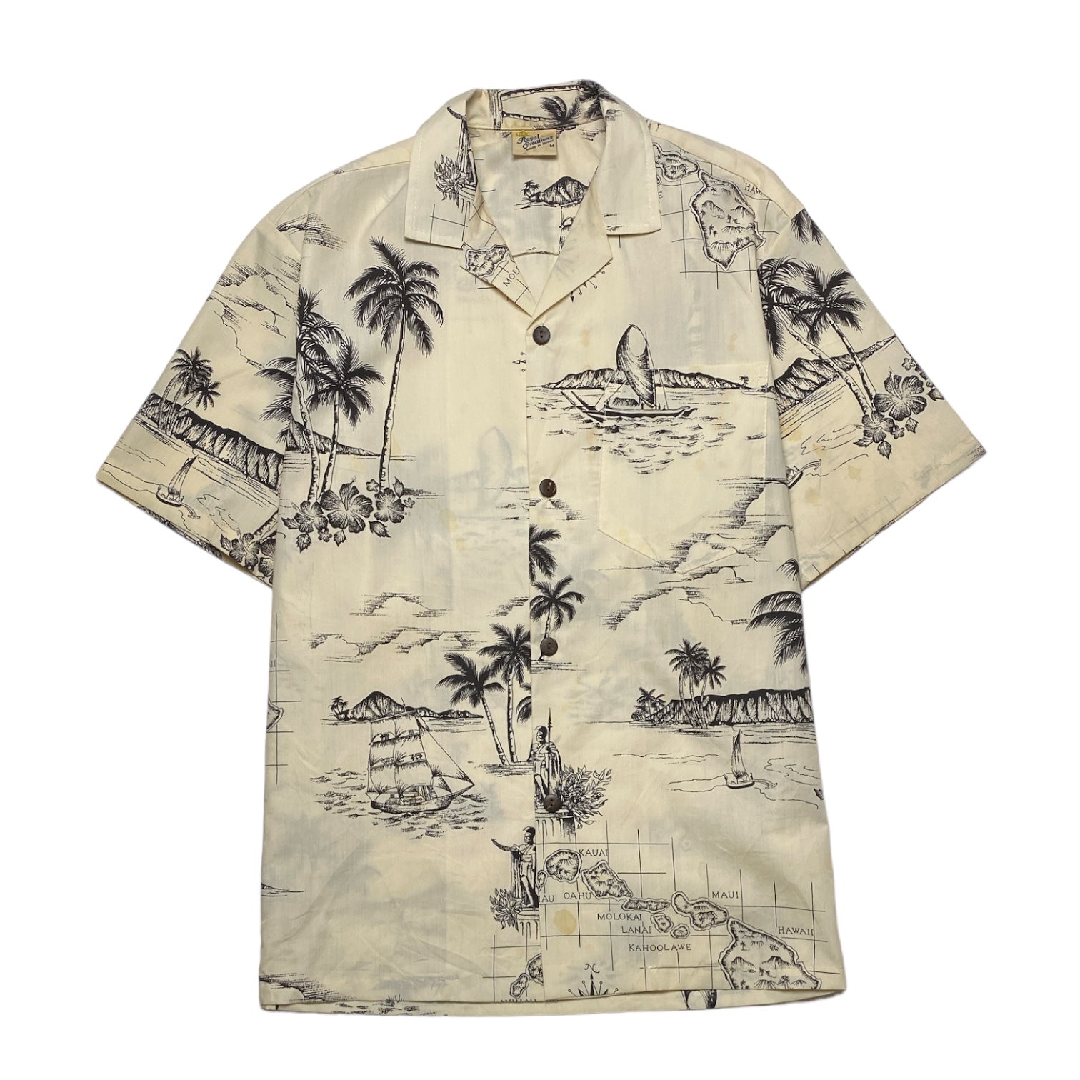 Royal Creations Hawaiian Aloha Shirt Made in HAWAI.USA