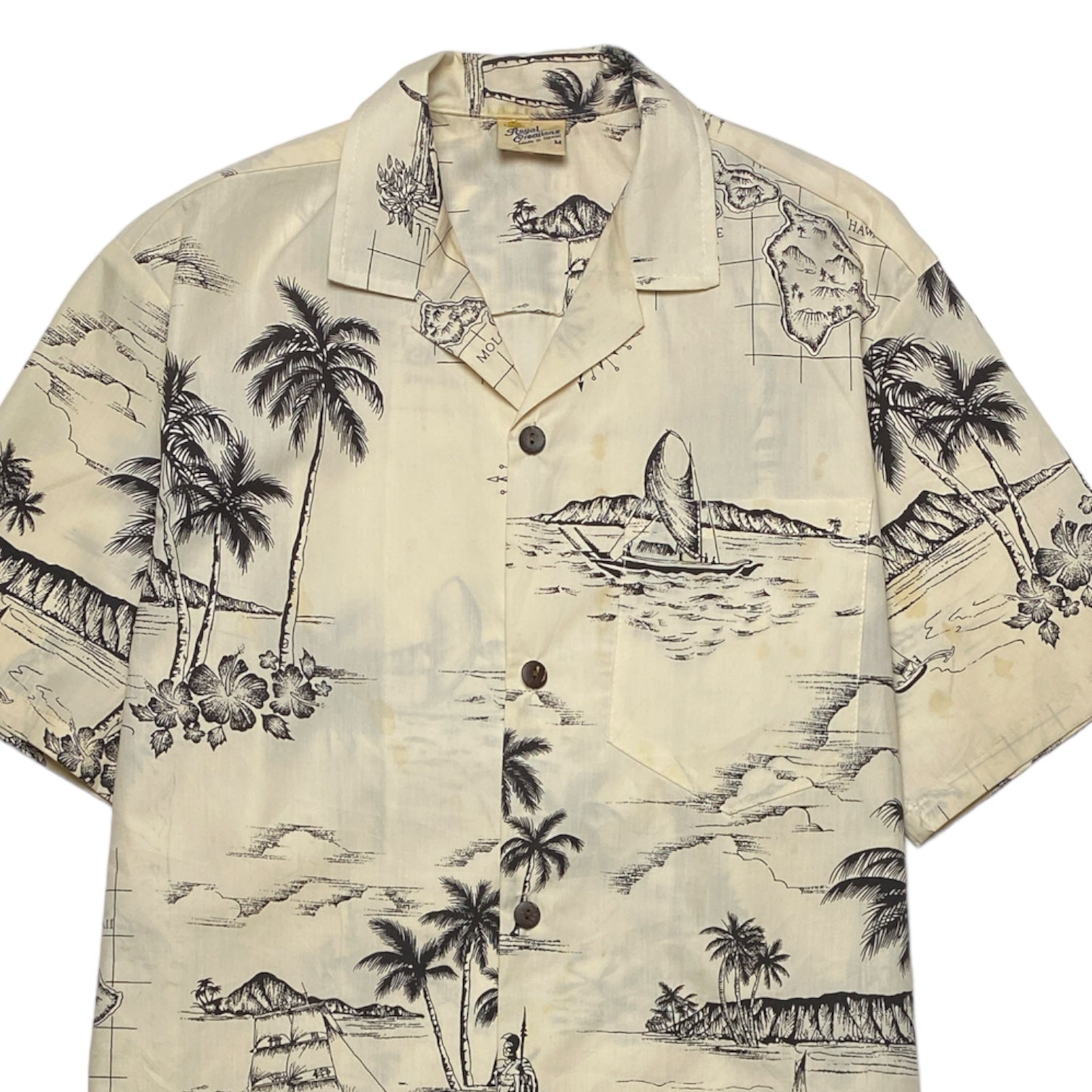 Royal Creations Hawaiian Aloha Shirt Made in HAWAI.USA