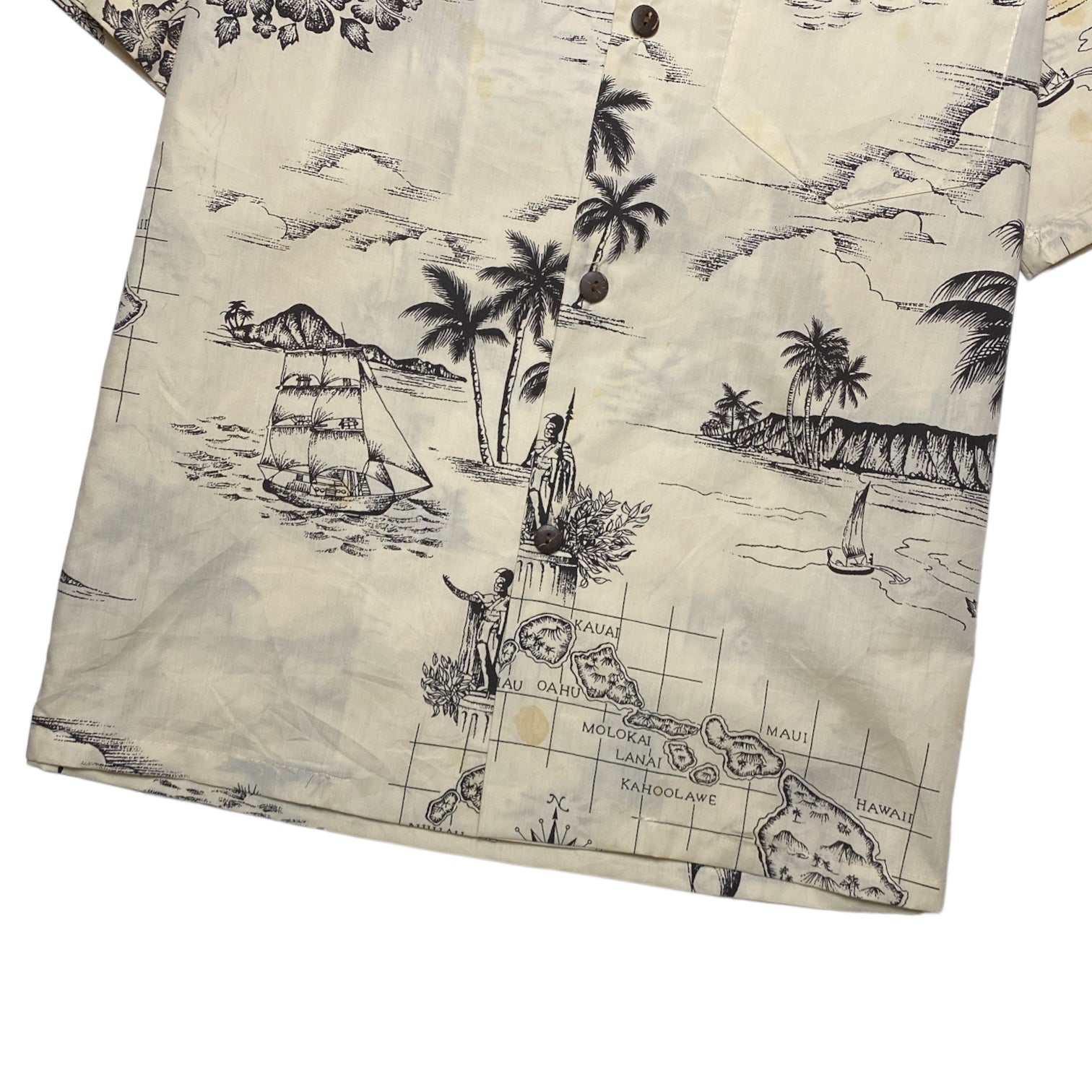 Royal Creations Hawaiian Aloha Shirt Made in HAWAI.USA