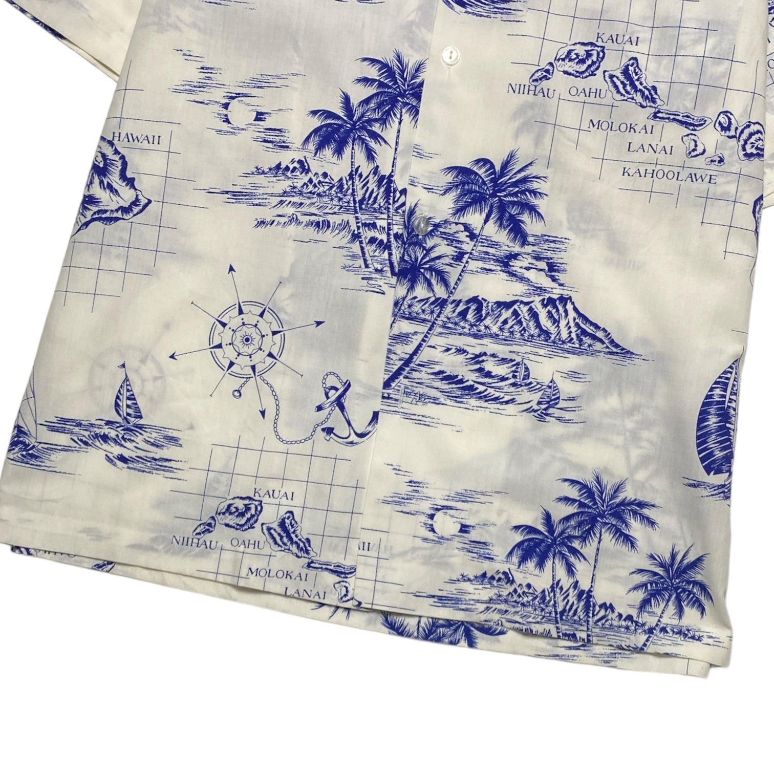 ROYAL CREATIONS Hawaiian Aloha Shirt Made in HAWAI.USA