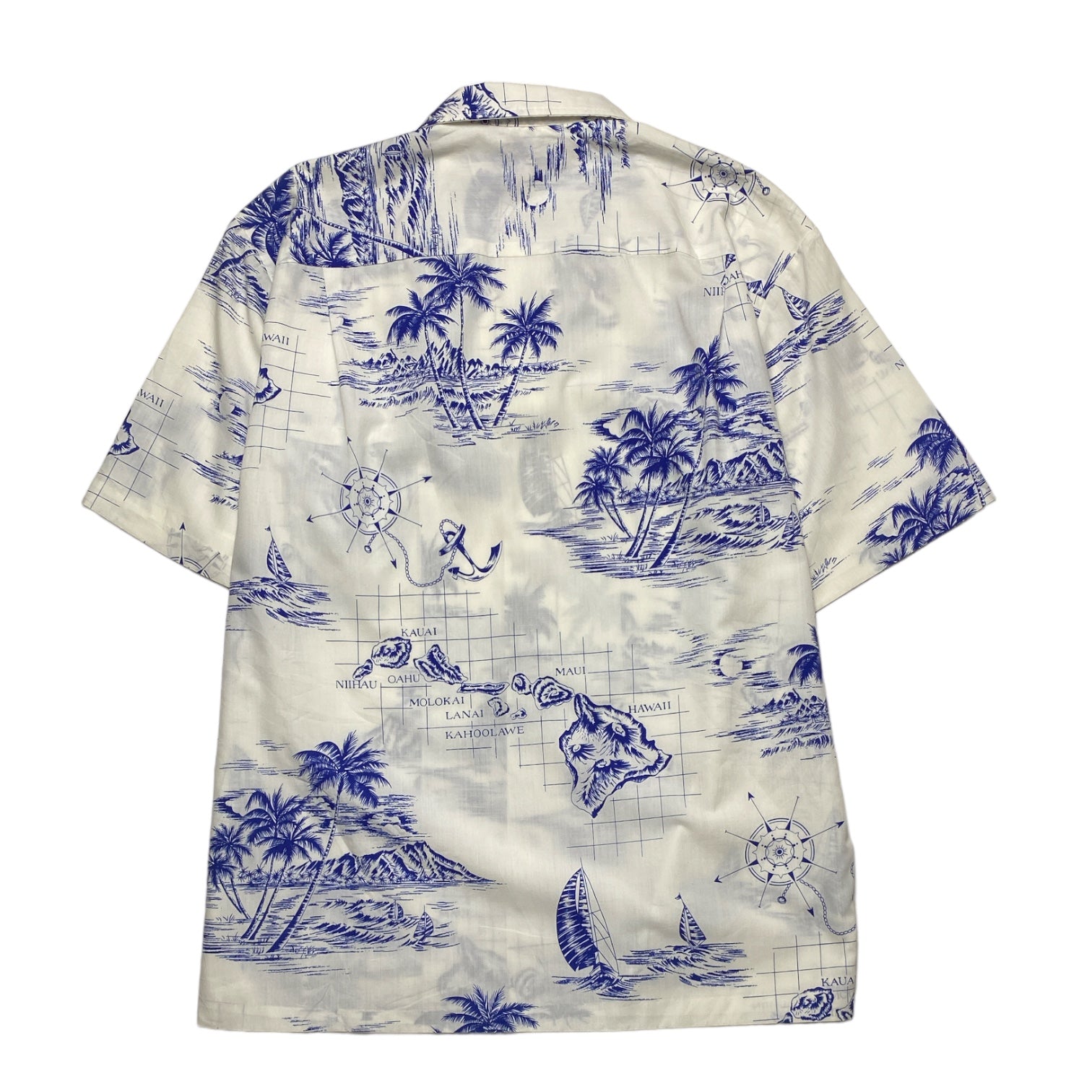 ROYAL CREATIONS Hawaiian Aloha Shirt Made in HAWAI.USA