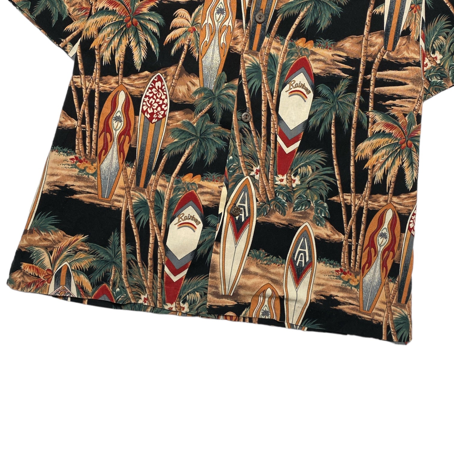 ROYAL CREATIONS Hawaiian Aloha Shirt Made in HAWAI USA COTTON