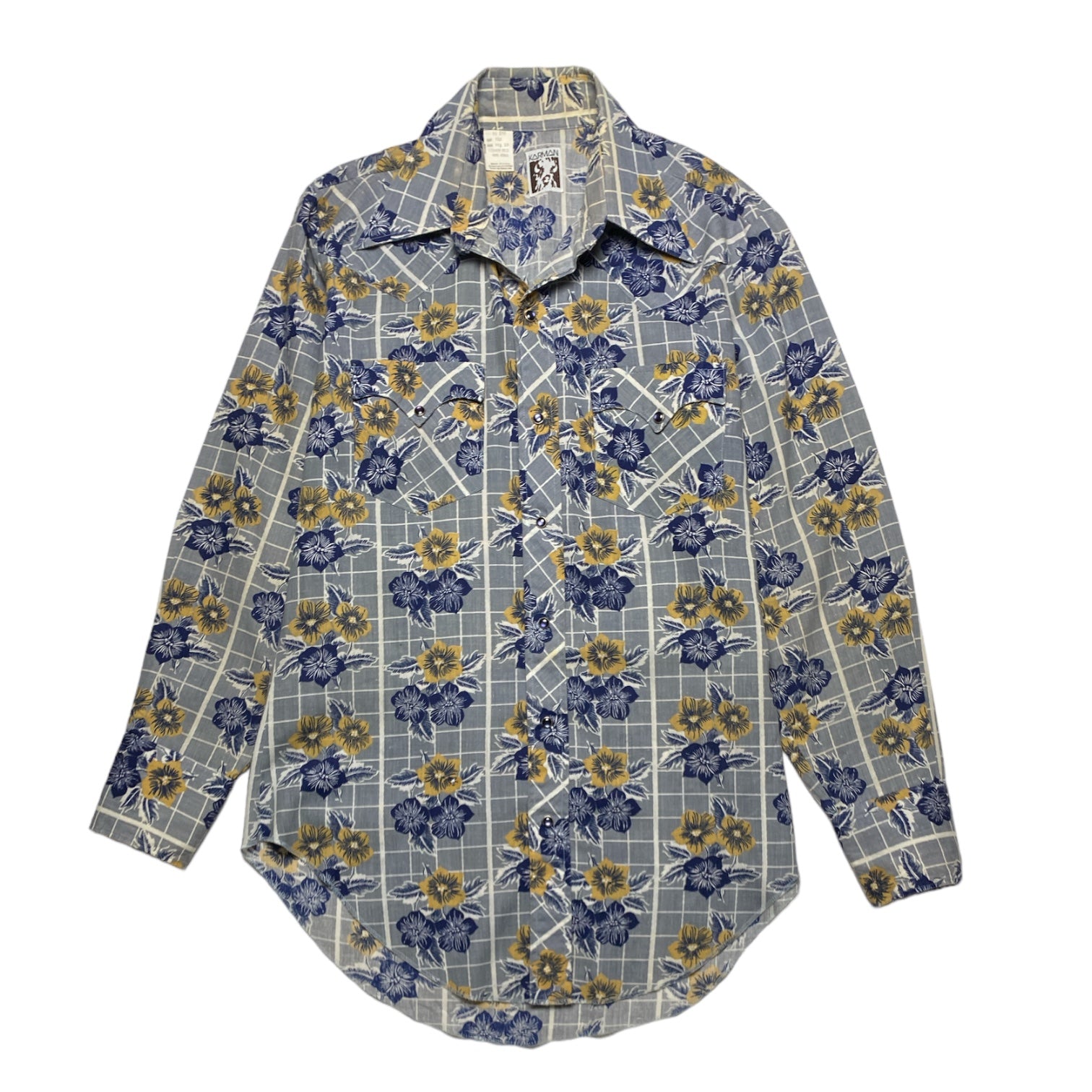 KARMAN Hawaiian Aloha Shirt Made in HAWAI.USA