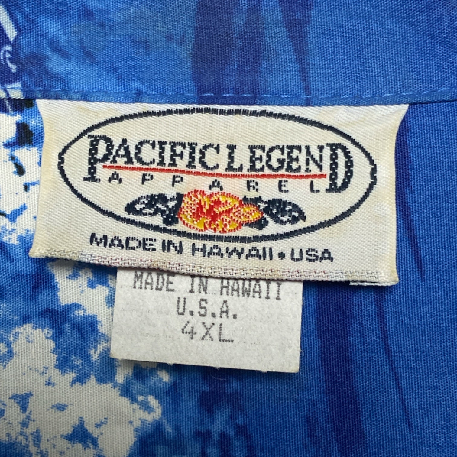 PACIFICLEGEND Hawaiian Aloha Shirt Made in HAWAI.USA COTTON