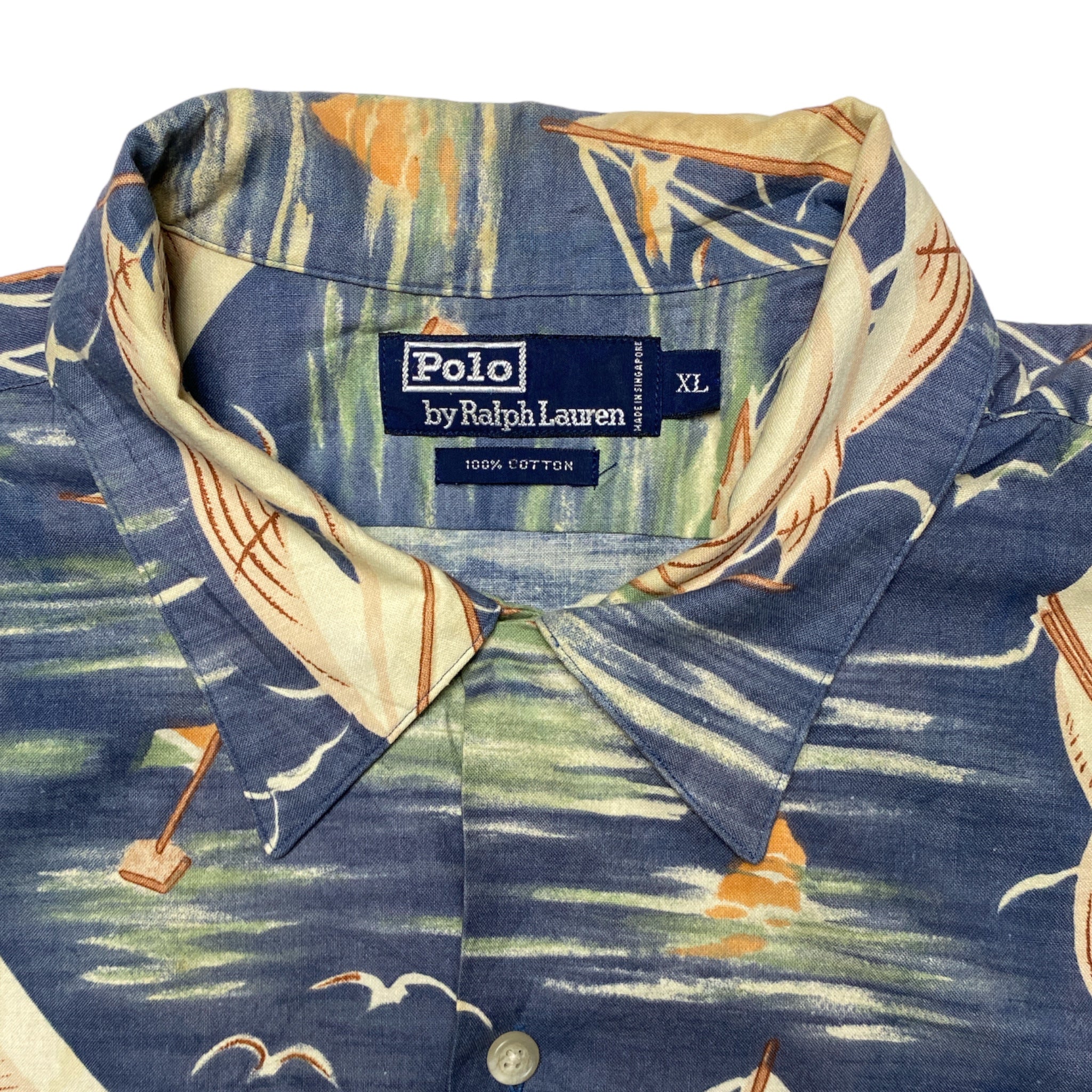 90's Polo by ‎Polo Ralph Lauren S/S shirt Hawaiian Aloha Shirt