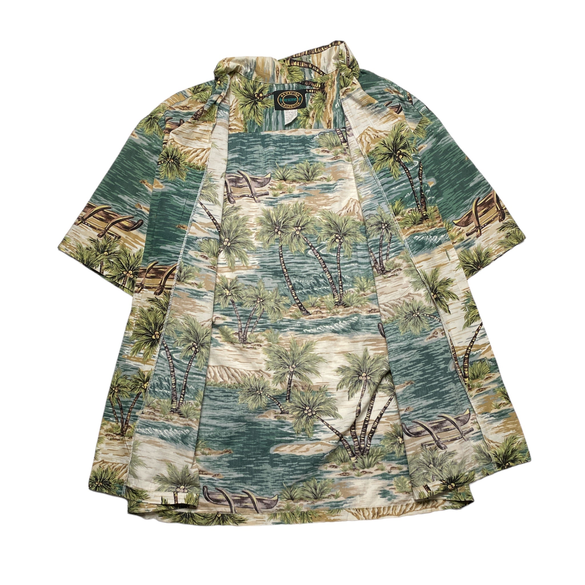 RESERVE HAWAIIAN Hawaiian Aloha Shirt Made in HAWAI.USA